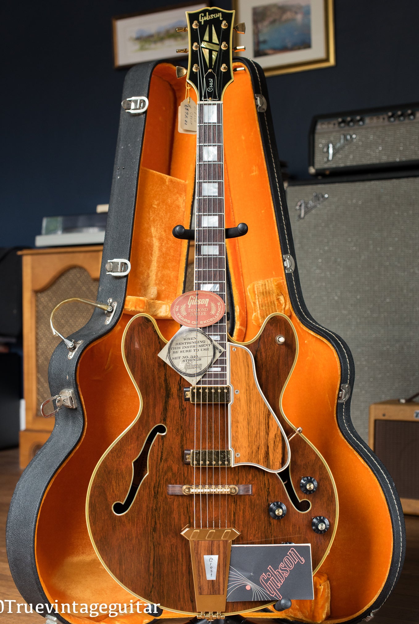 Vintage Gibson Crest guitar