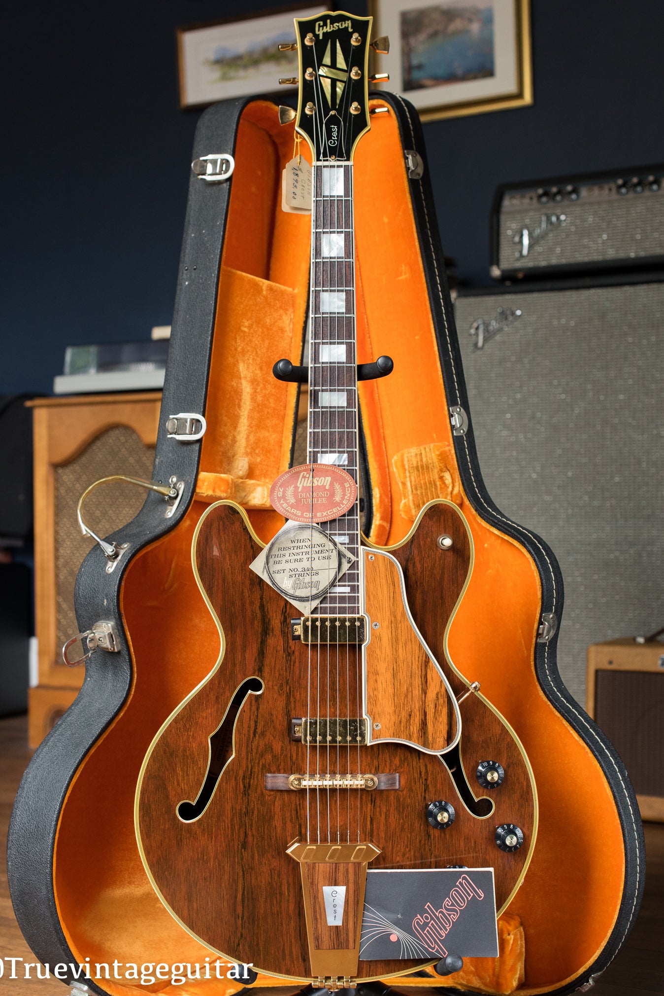 Vintage Gibson Crest guitar