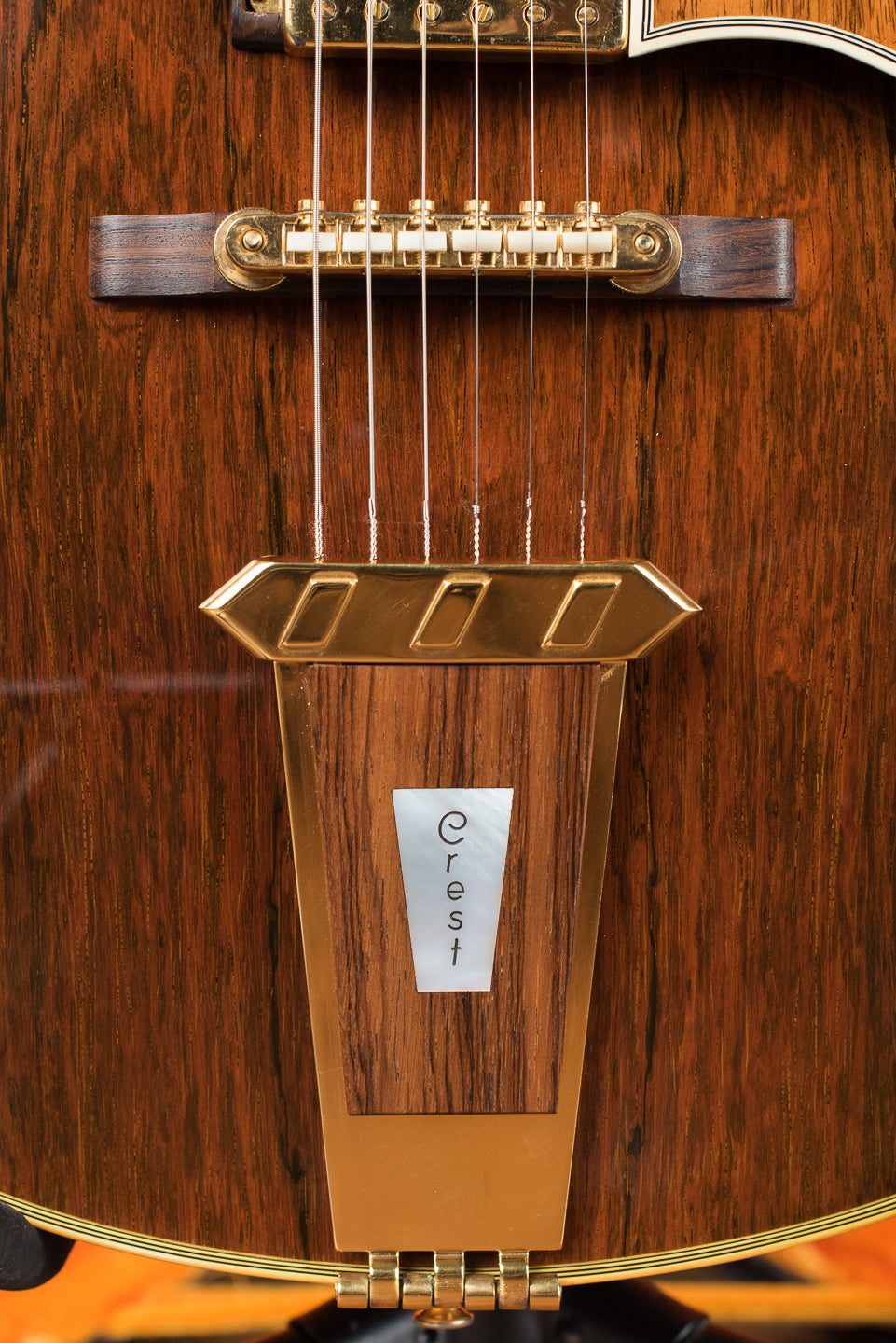 Gibson Crest tailpiece Gold 1970