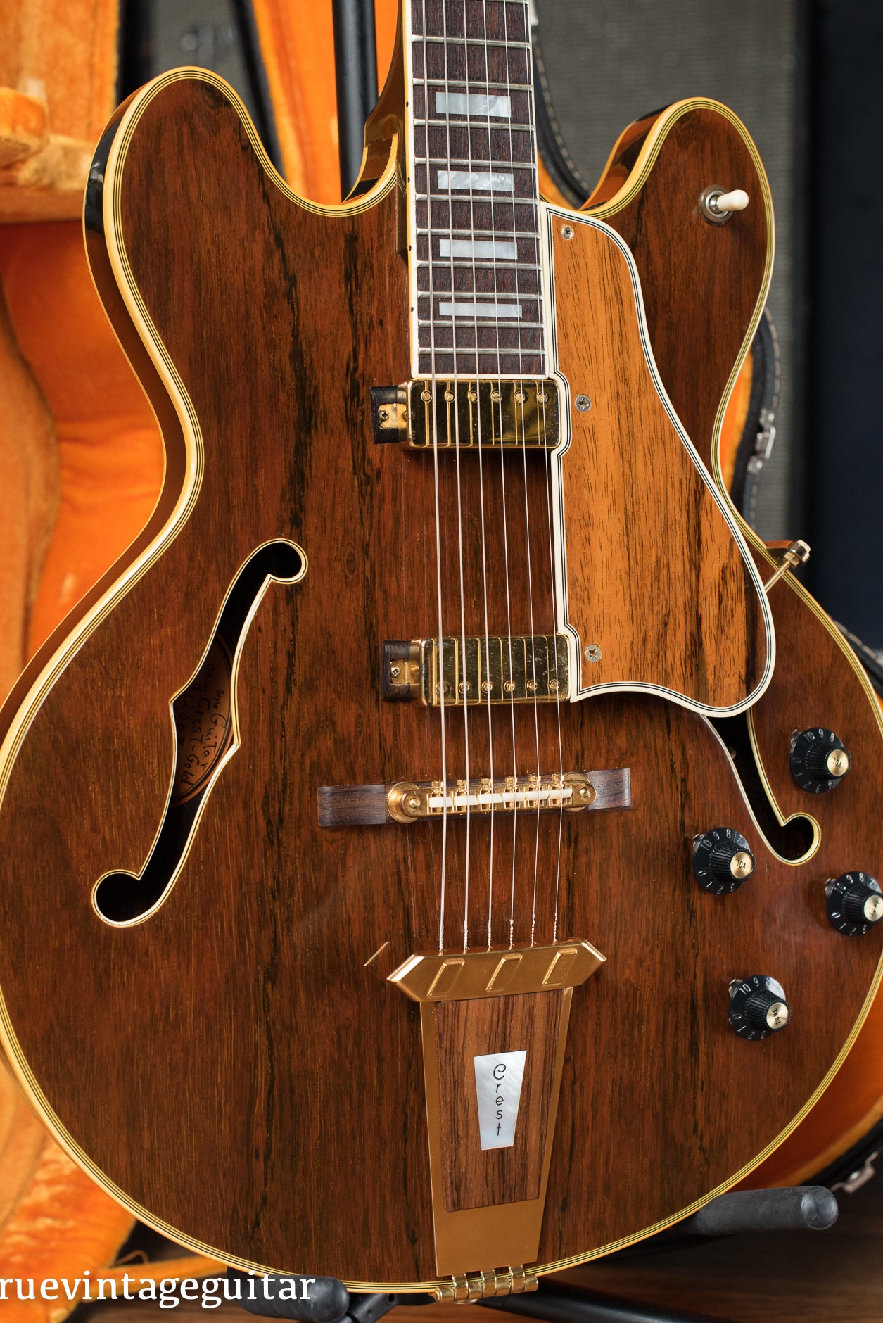 Vintage Gibson Crest electric guitar