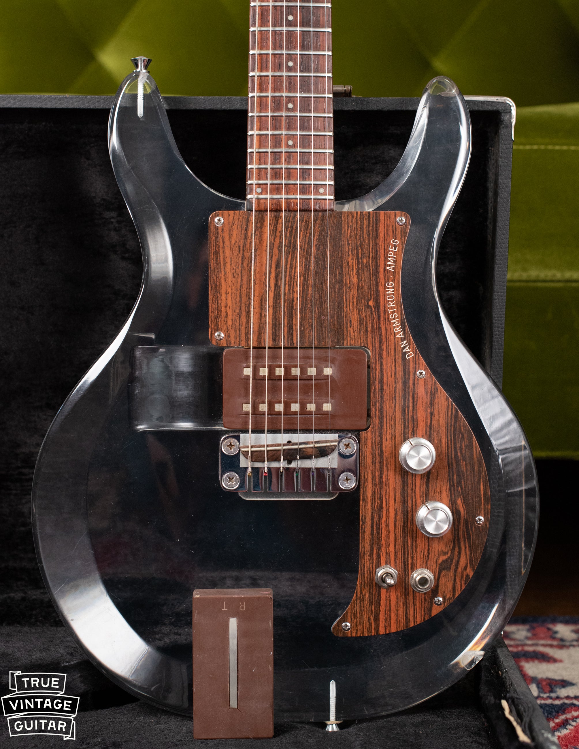 Vintage Ampeg Dan Armstrong Lucite guitar 1970