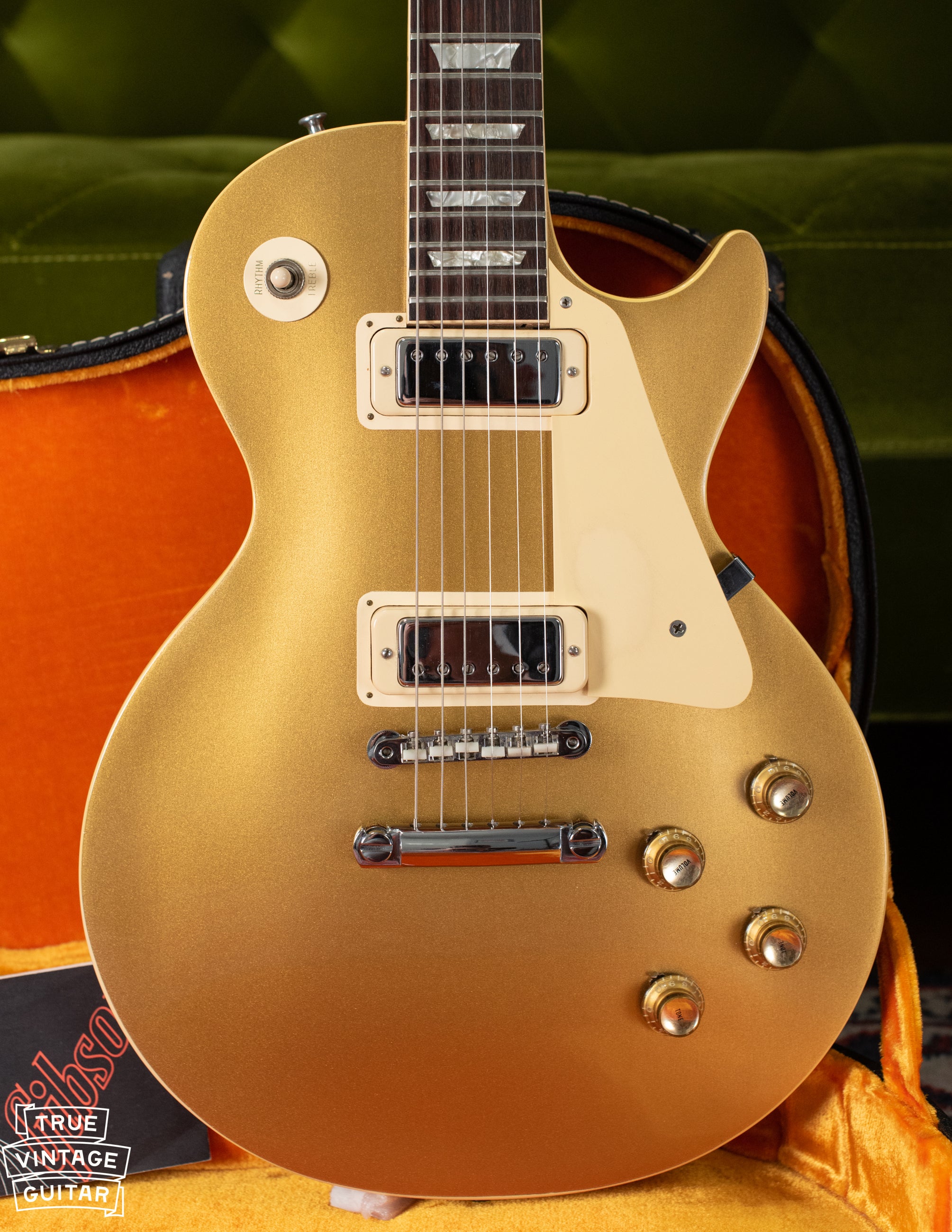 1971 Gibson Les Paul Deluxe goldtop guitar