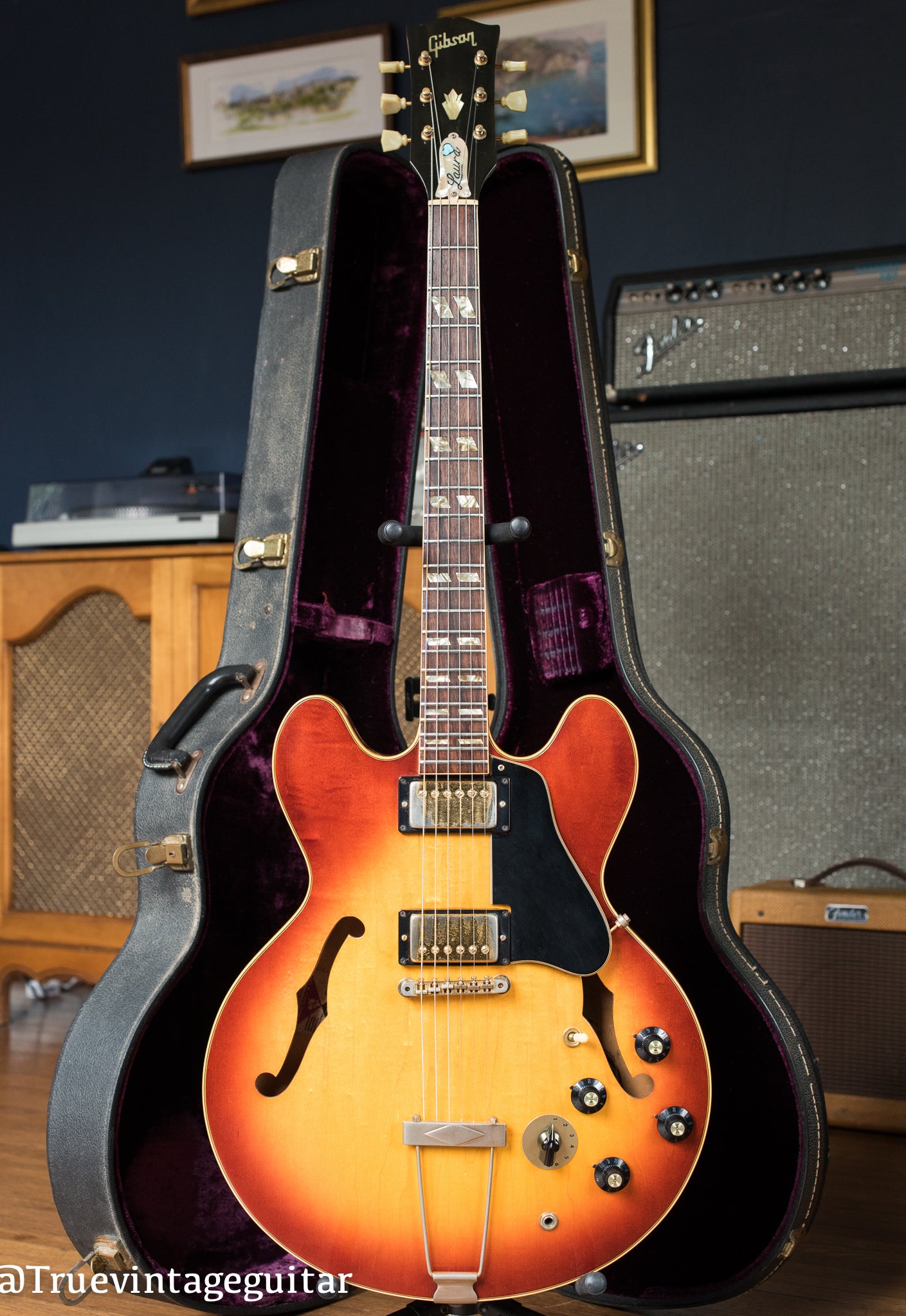 Vintage 1972 Gibson ES-345 Stereo Sunburst