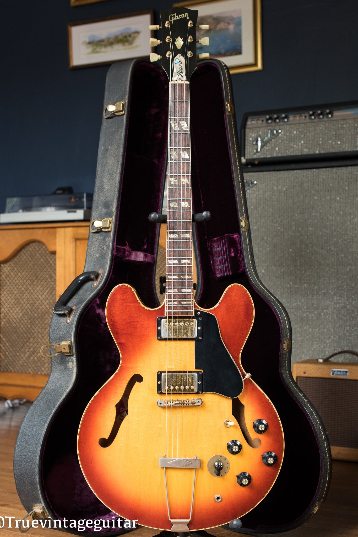 Vintage 1972 Gibson ES-345 Stereo Sunburst