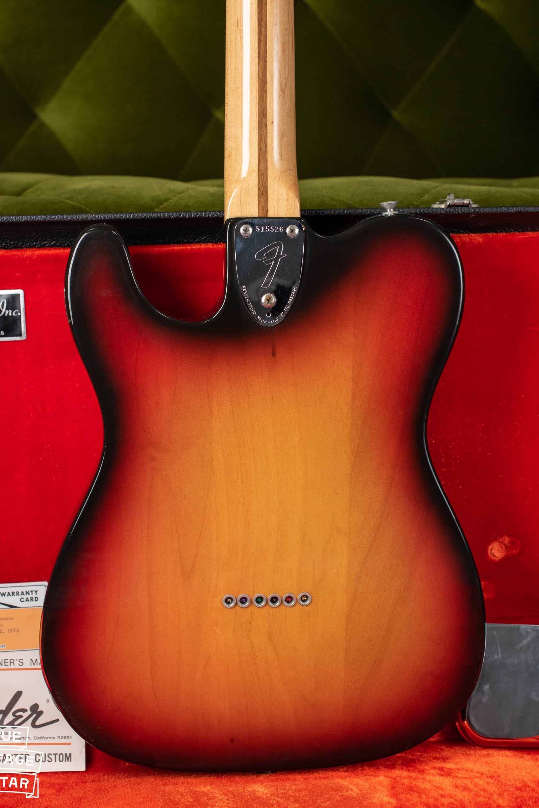 Fender Telecaster guitar Sunburst 1973