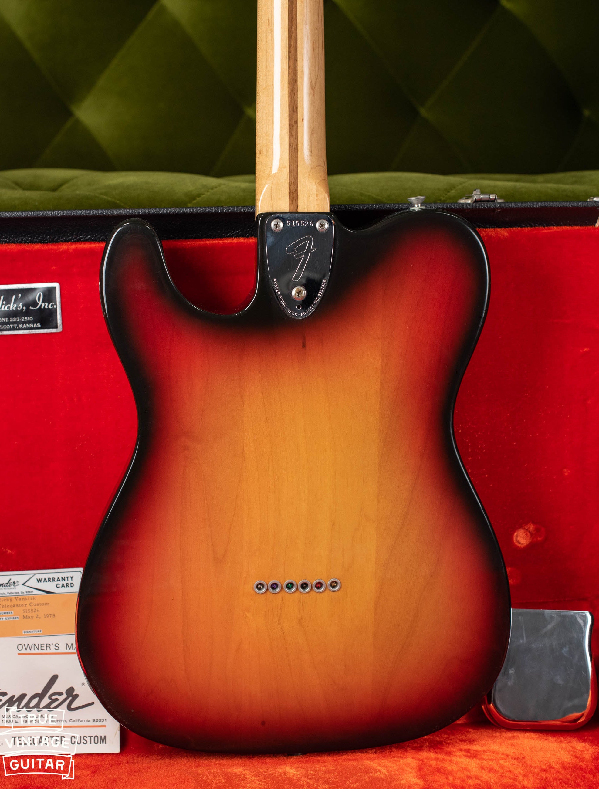Fender Telecaster guitar Sunburst 1973