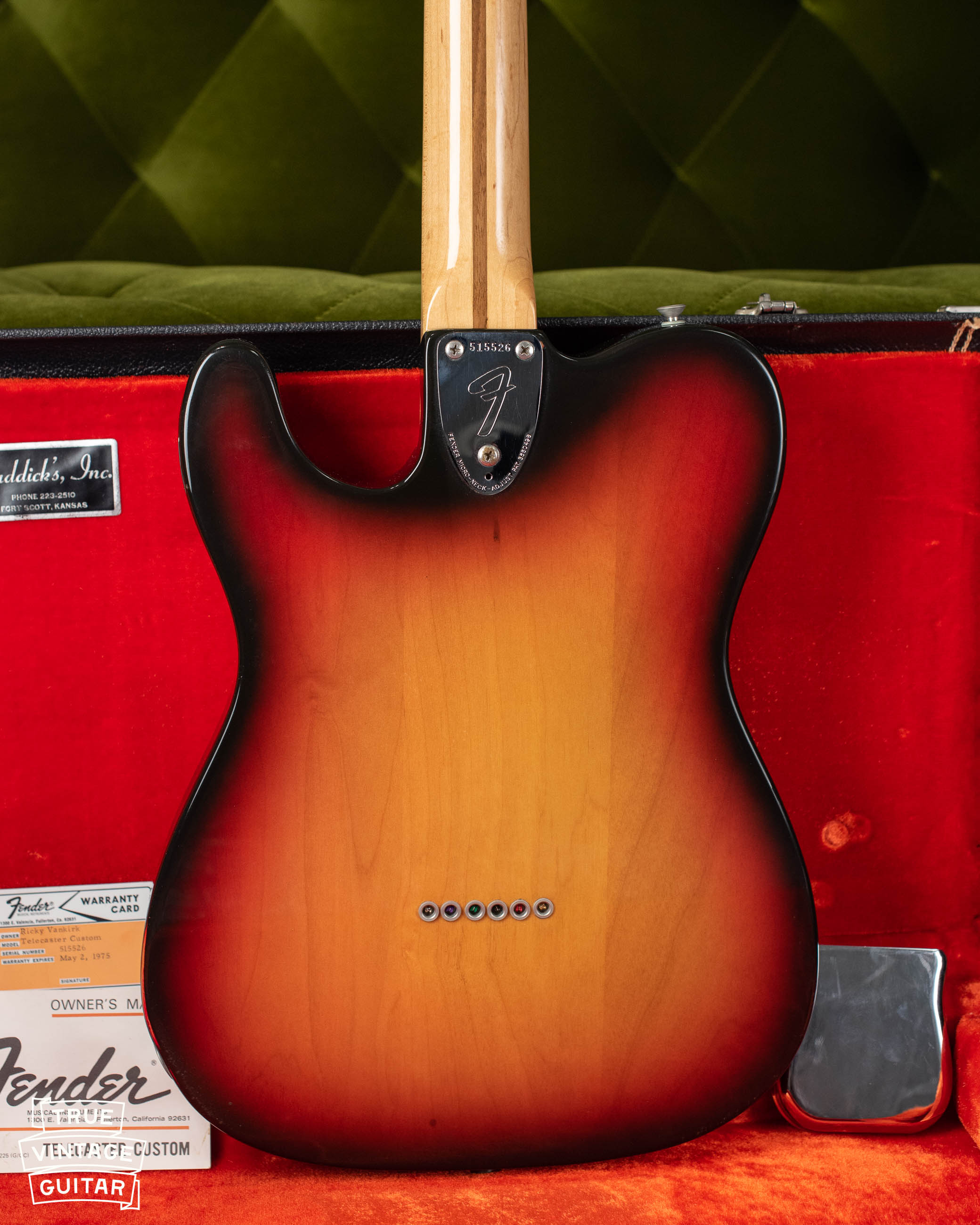 Fender Telecaster guitar Sunburst 1973