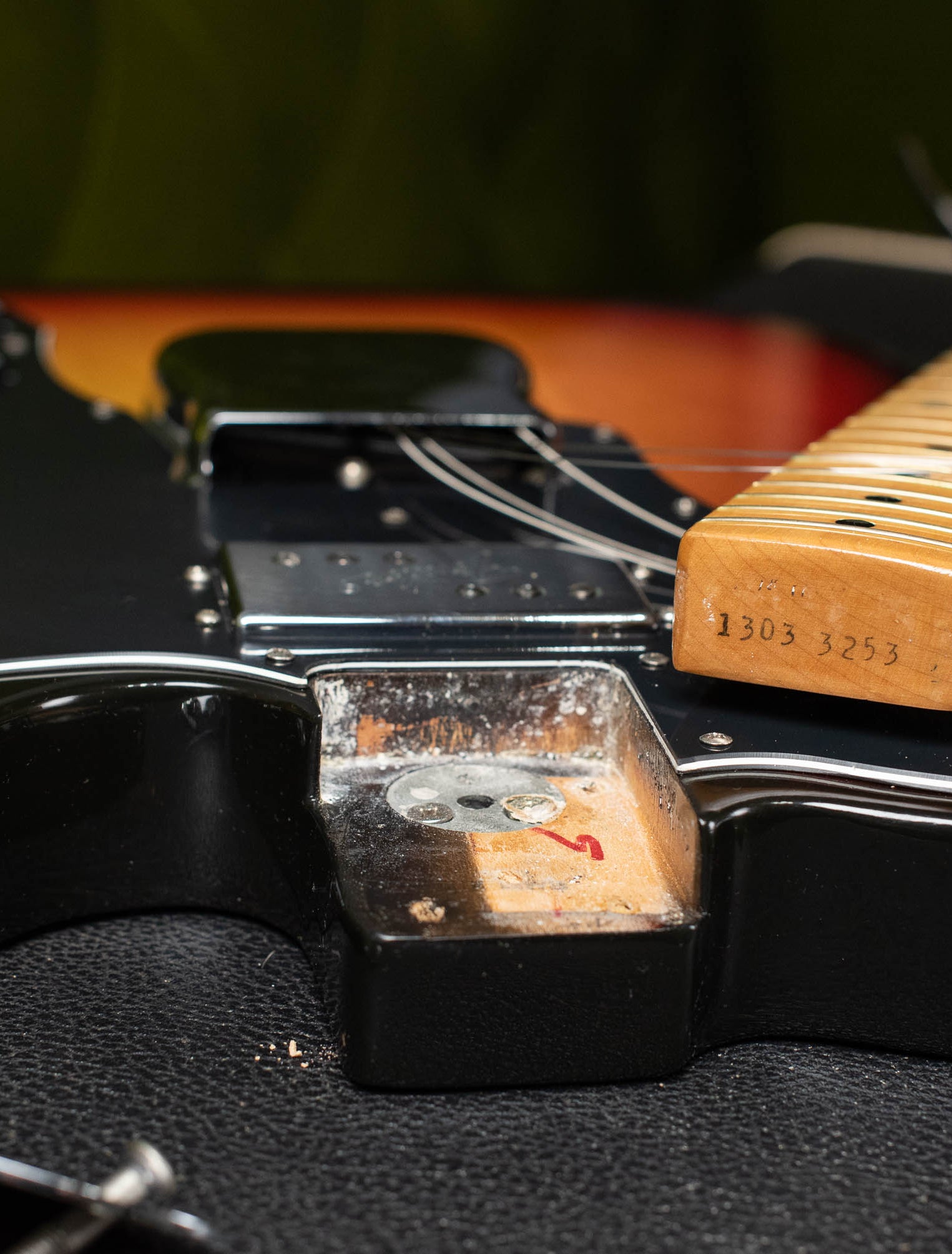 1973 Fender Telecaster neck heel stamp
