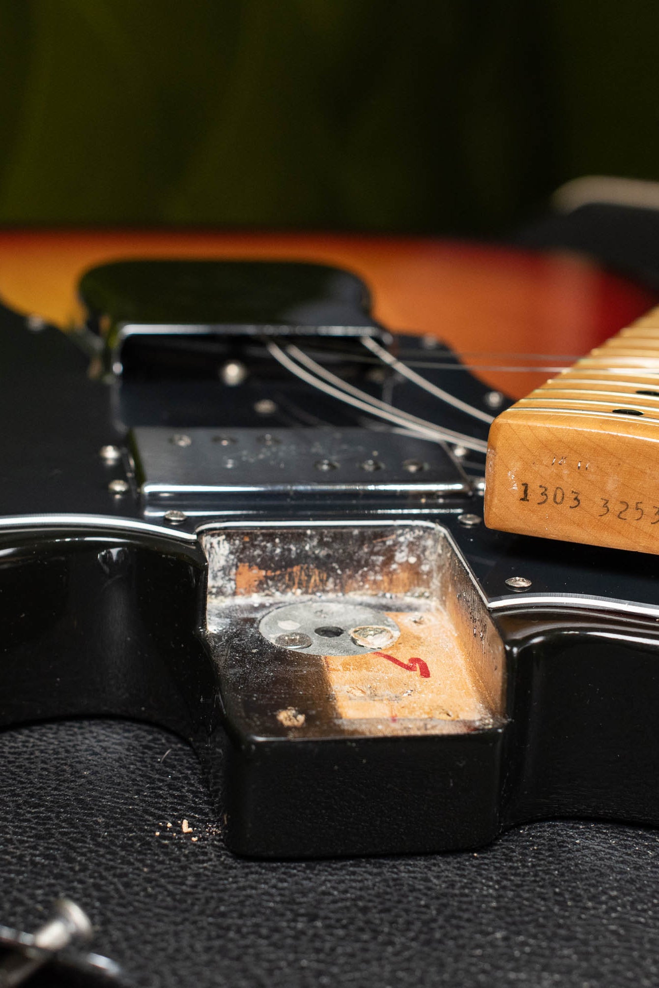 1973 Fender Telecaster neck heel stamp