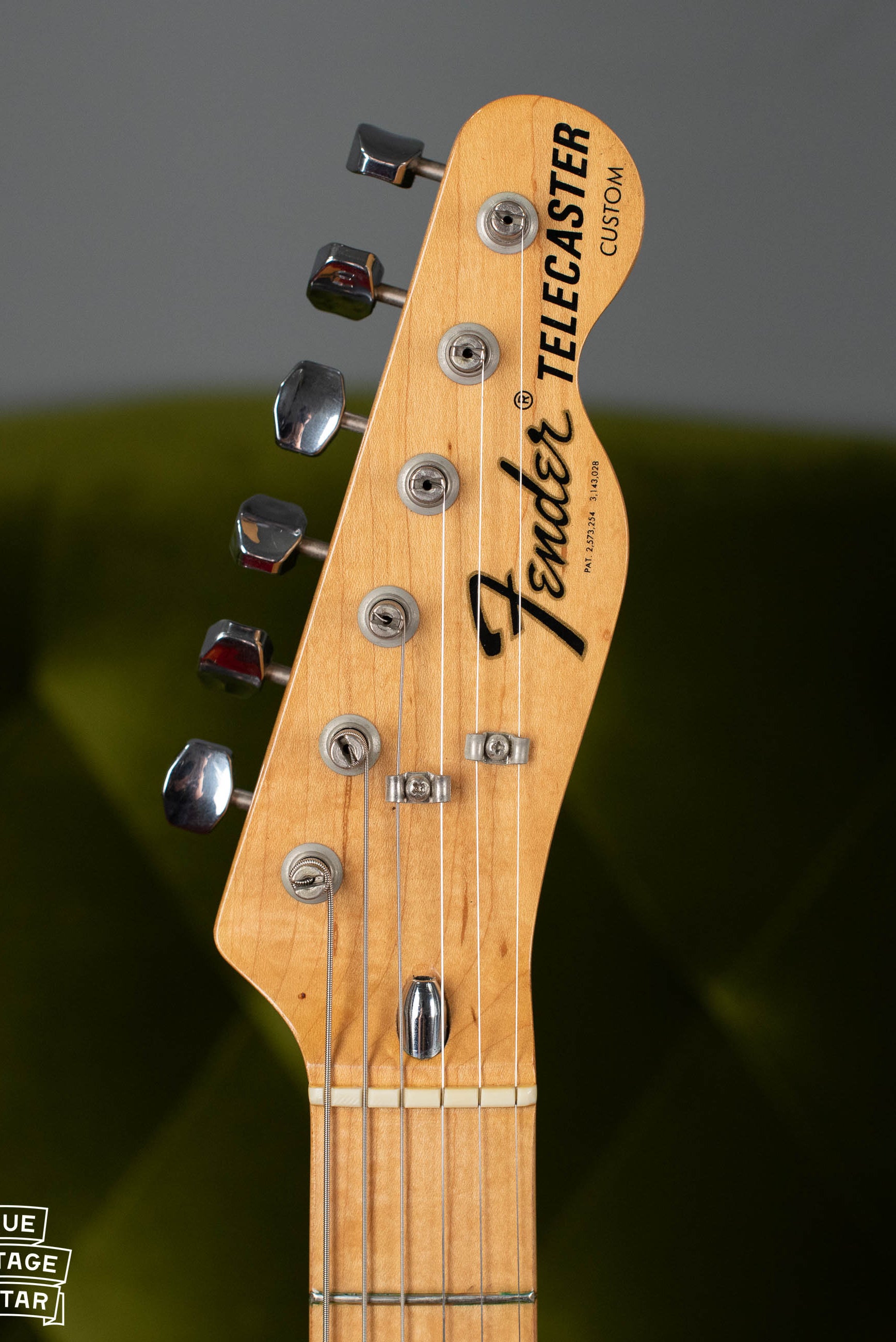 Fender headstock, Telecaster Custom, 1973