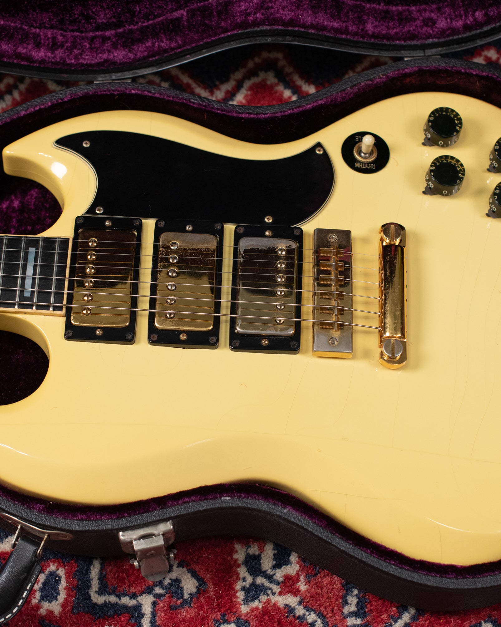 1974 Gibson SG Custom White vintage guitar