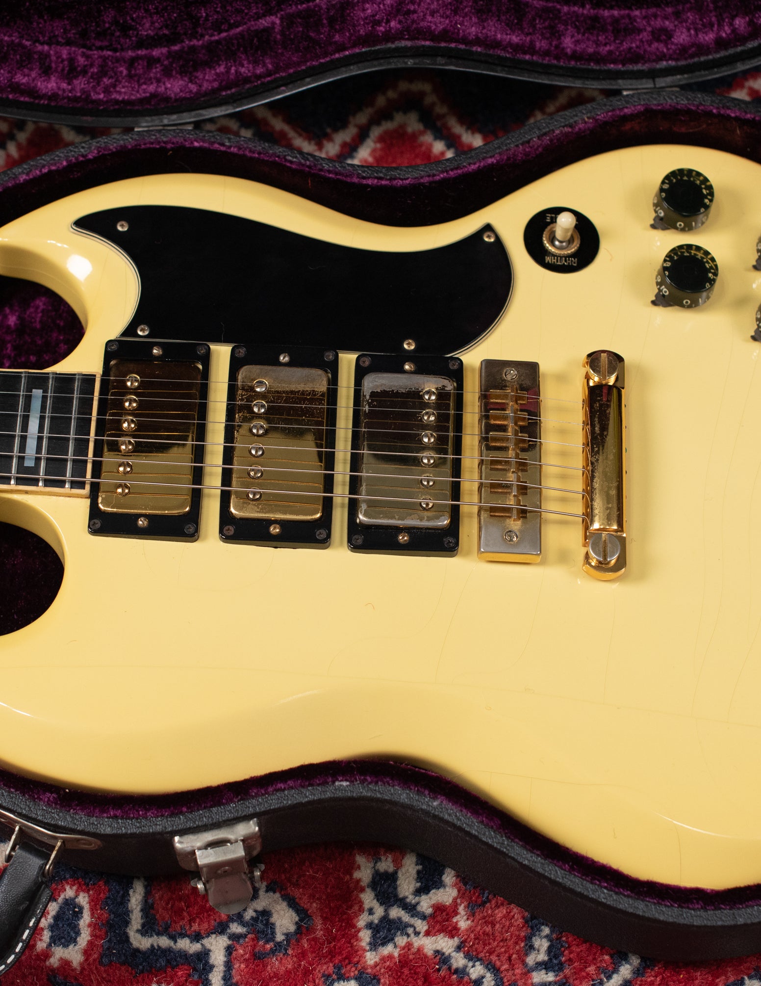 1974 Gibson SG Custom White vintage guitar