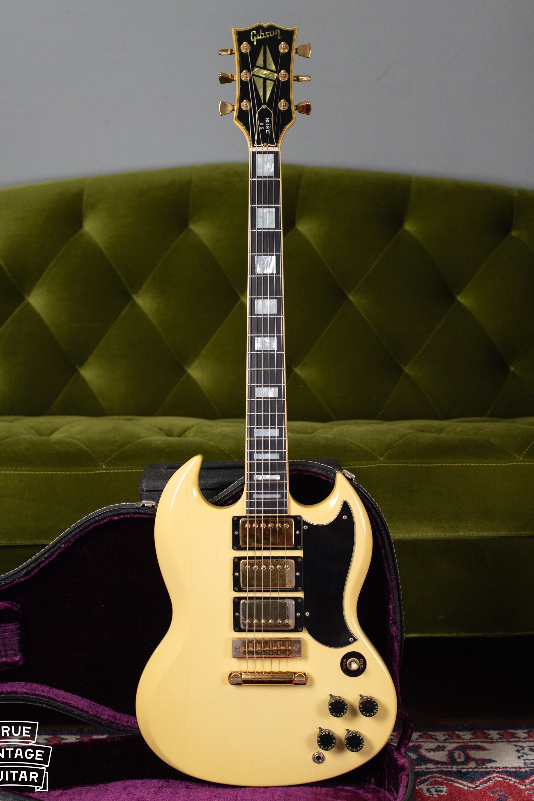 Vintage 1974 Gibson SG Custom White