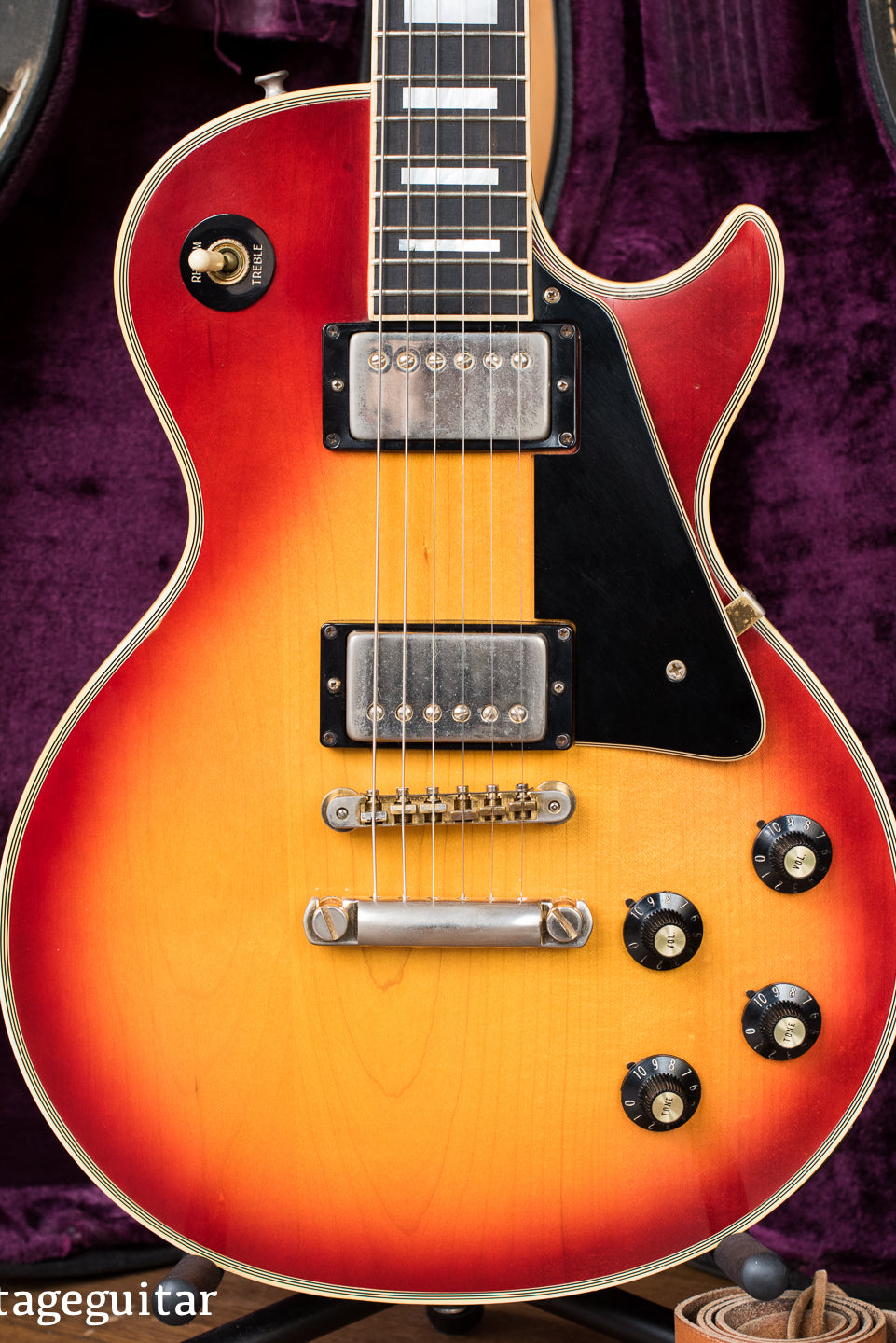 Body, Vintage 1974 Gibson Les Paul Custom Cherry Sunburst