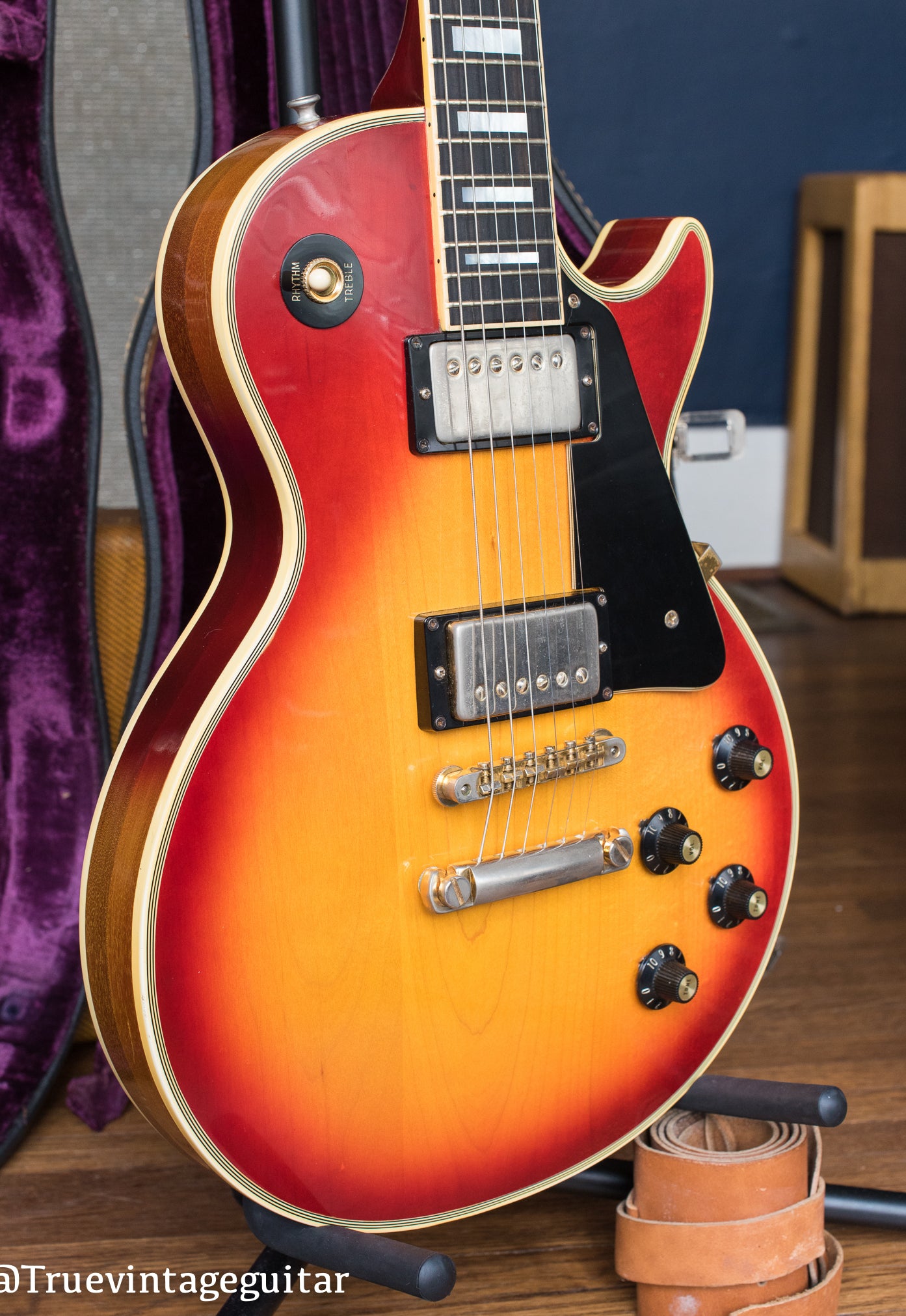 Vintage 1974 Gibson Les Paul Custom Cherry Sunburst
