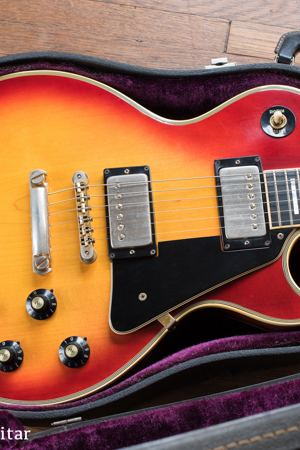 Vintage 1974 Gibson Les Paul Custom Cherry Sunburst in original case