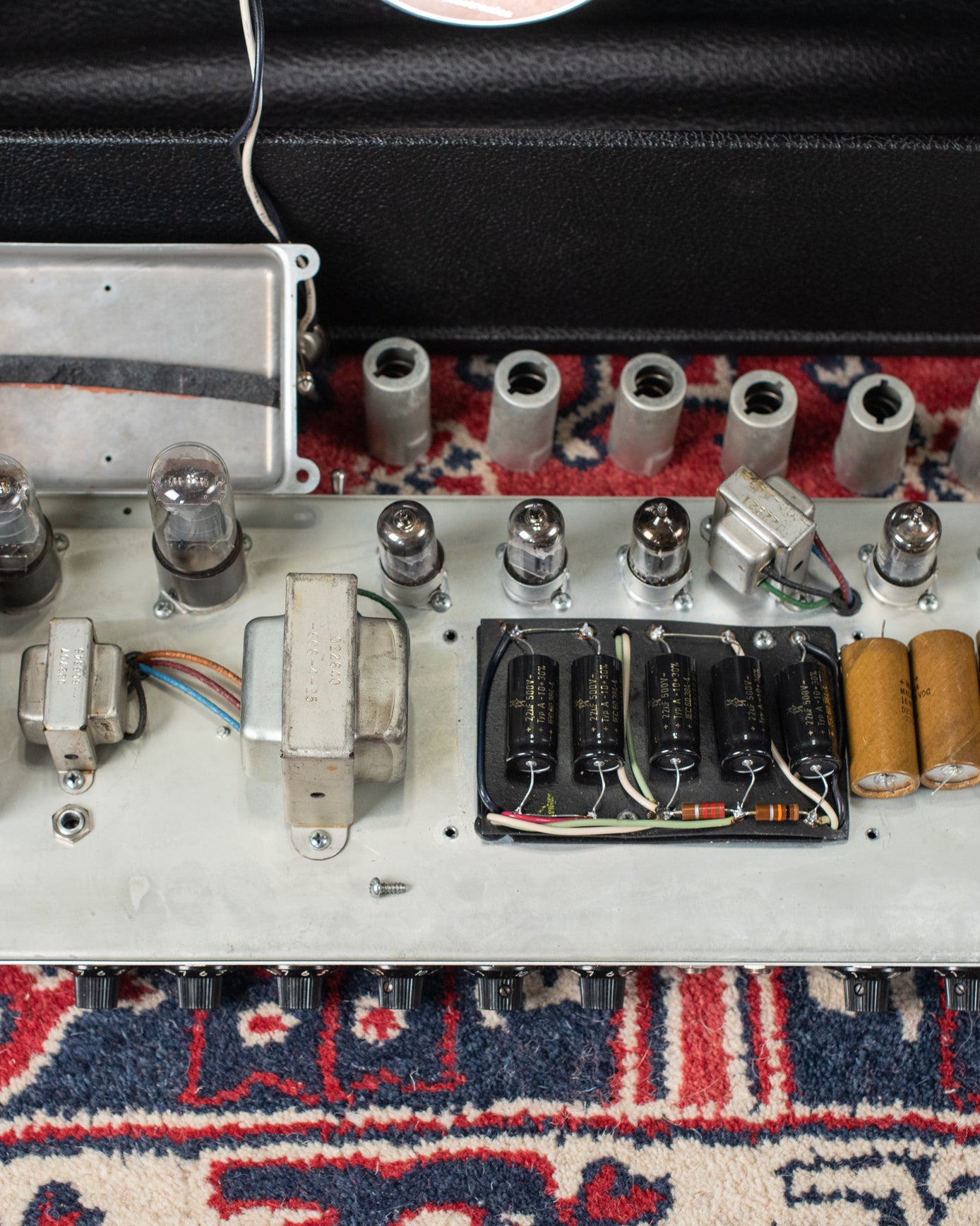 Output transformer, power transformer, 1975 Fender Deluxe Reverb