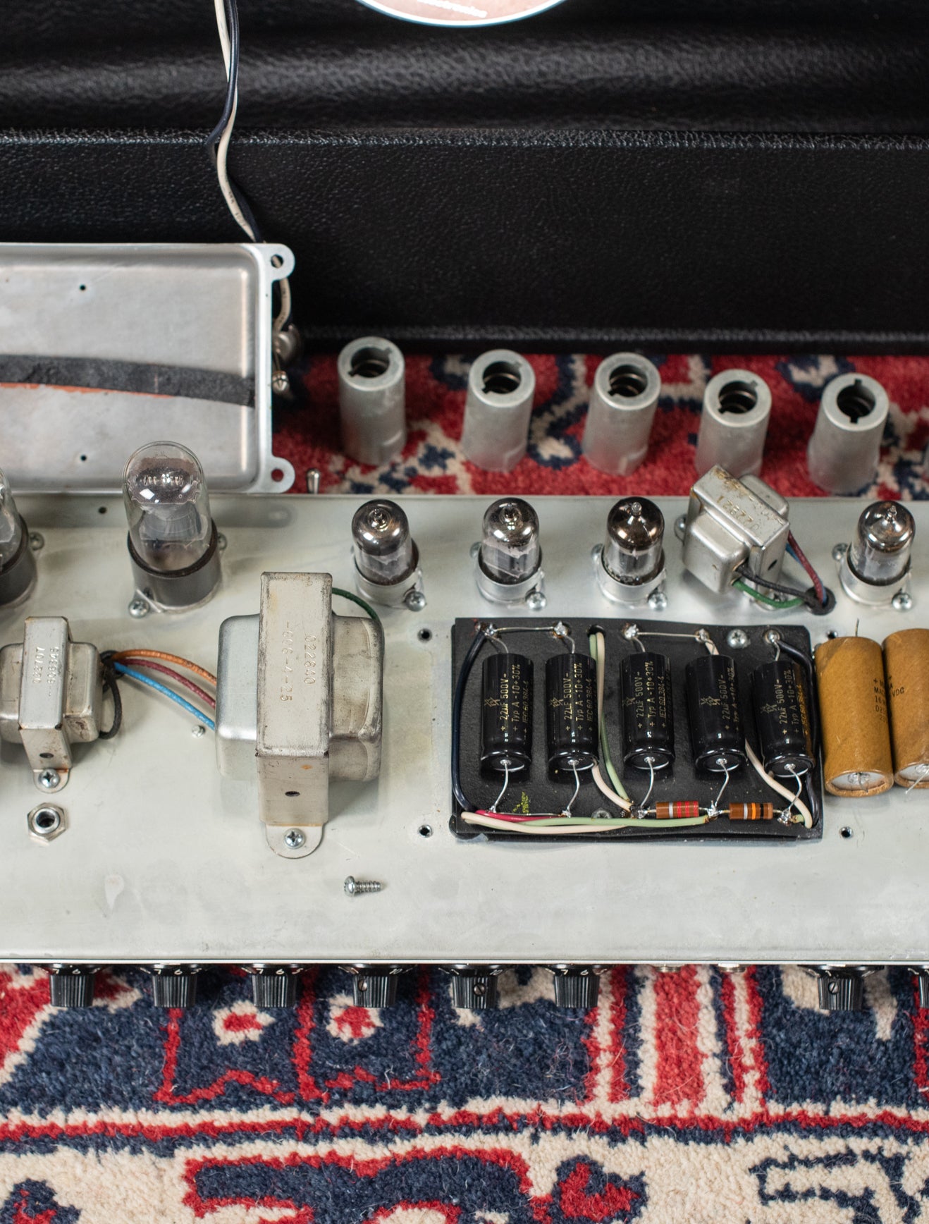 Output transformer, power transformer, 1975 Fender Deluxe Reverb