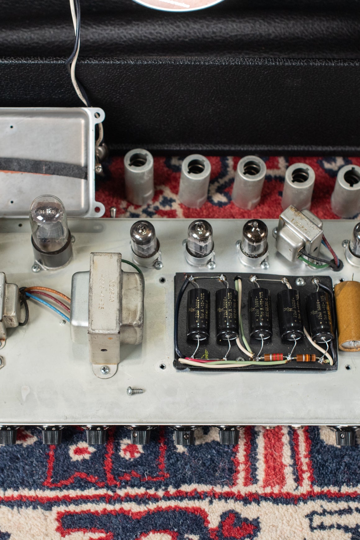 Output transformer, power transformer, 1975 Fender Deluxe Reverb