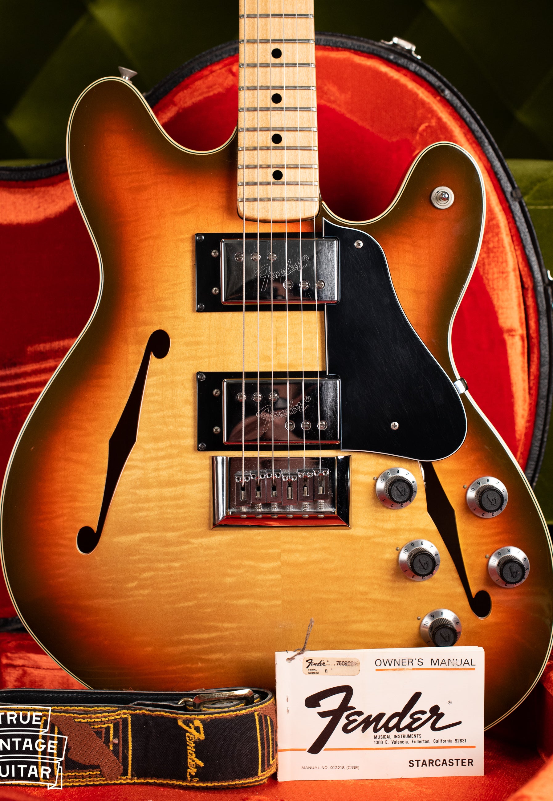 Vintage 1976 Fender Starcaster Sunburst guitar