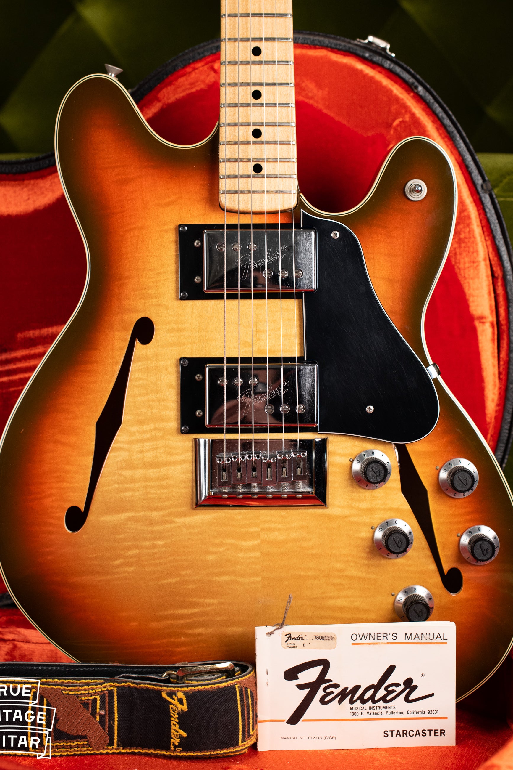 Vintage 1976 Fender Starcaster Sunburst guitar