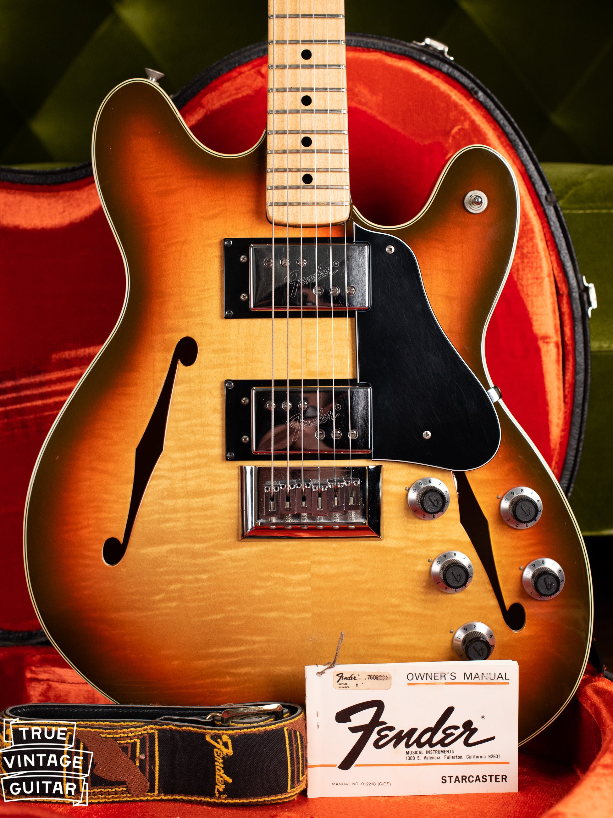 Vintage 1976 Fender Starcaster Sunburst guitar