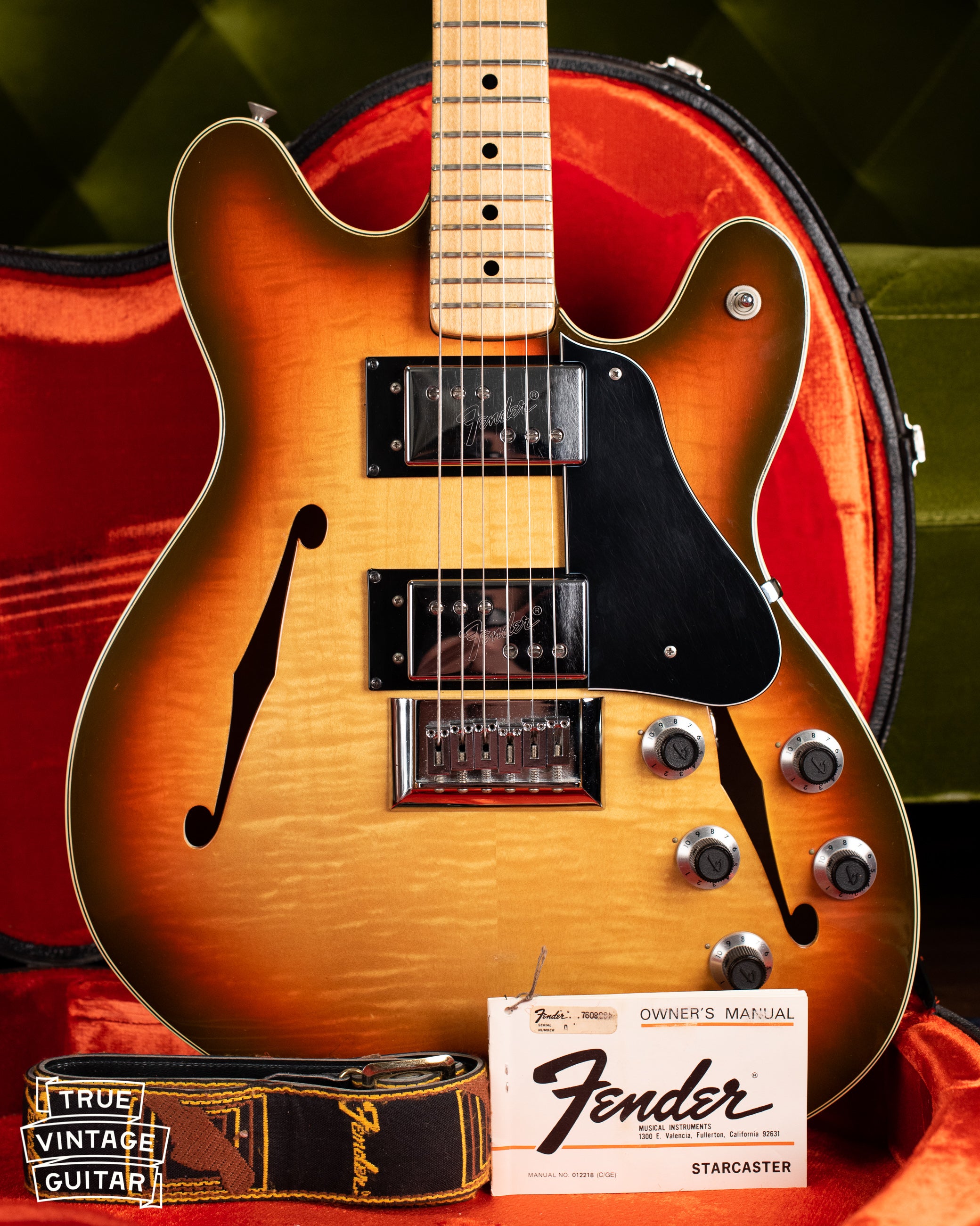 Vintage 1976 Fender Starcaster Sunburst guitar