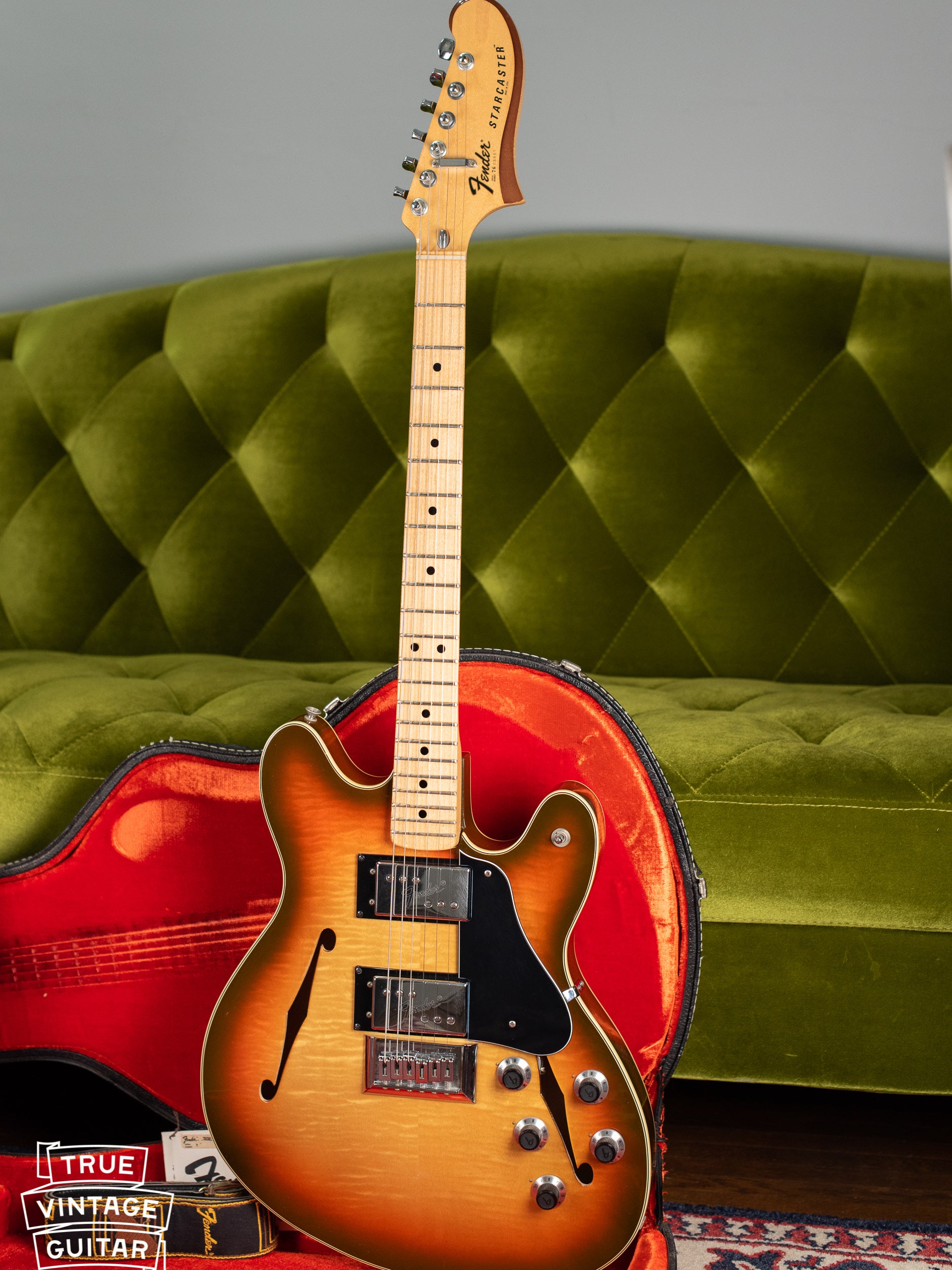 Vintage 1976 Fender Starcaster Sunburst guitar