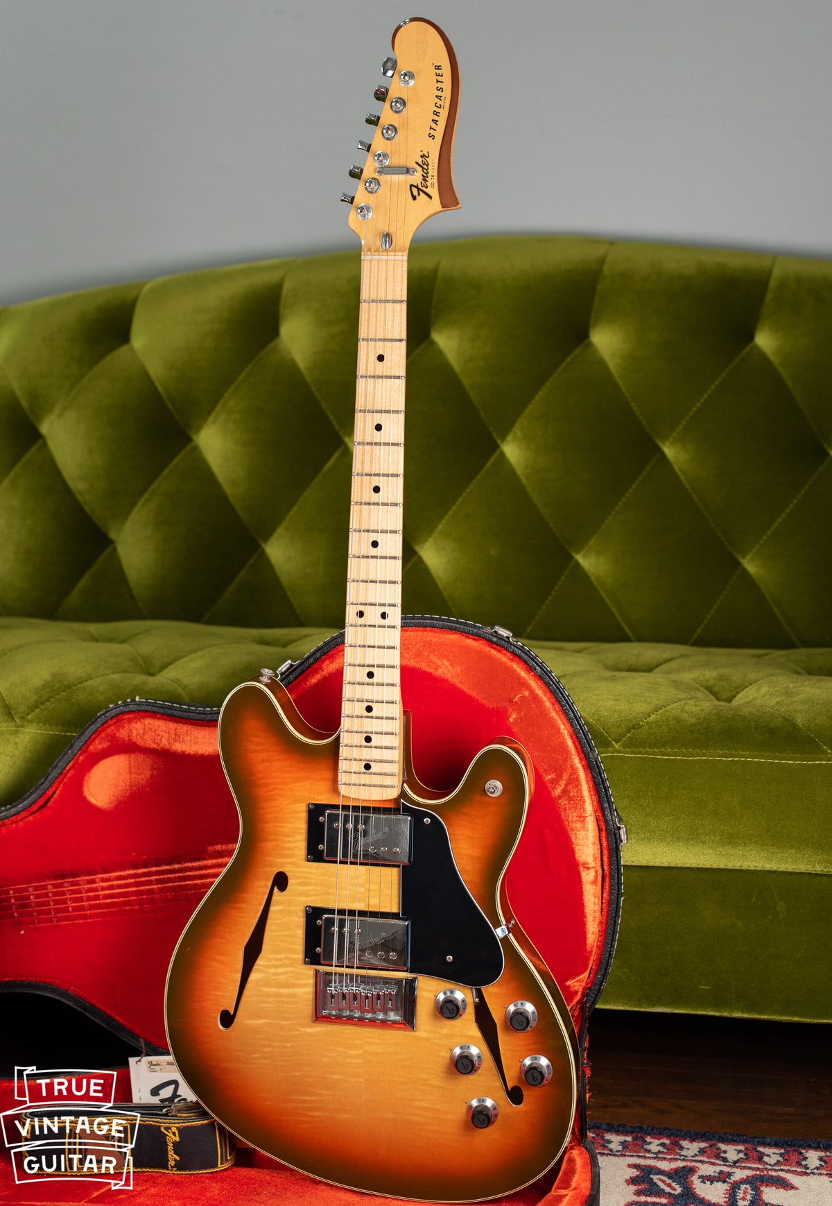 Vintage 1976 Fender Starcaster Sunburst guitar