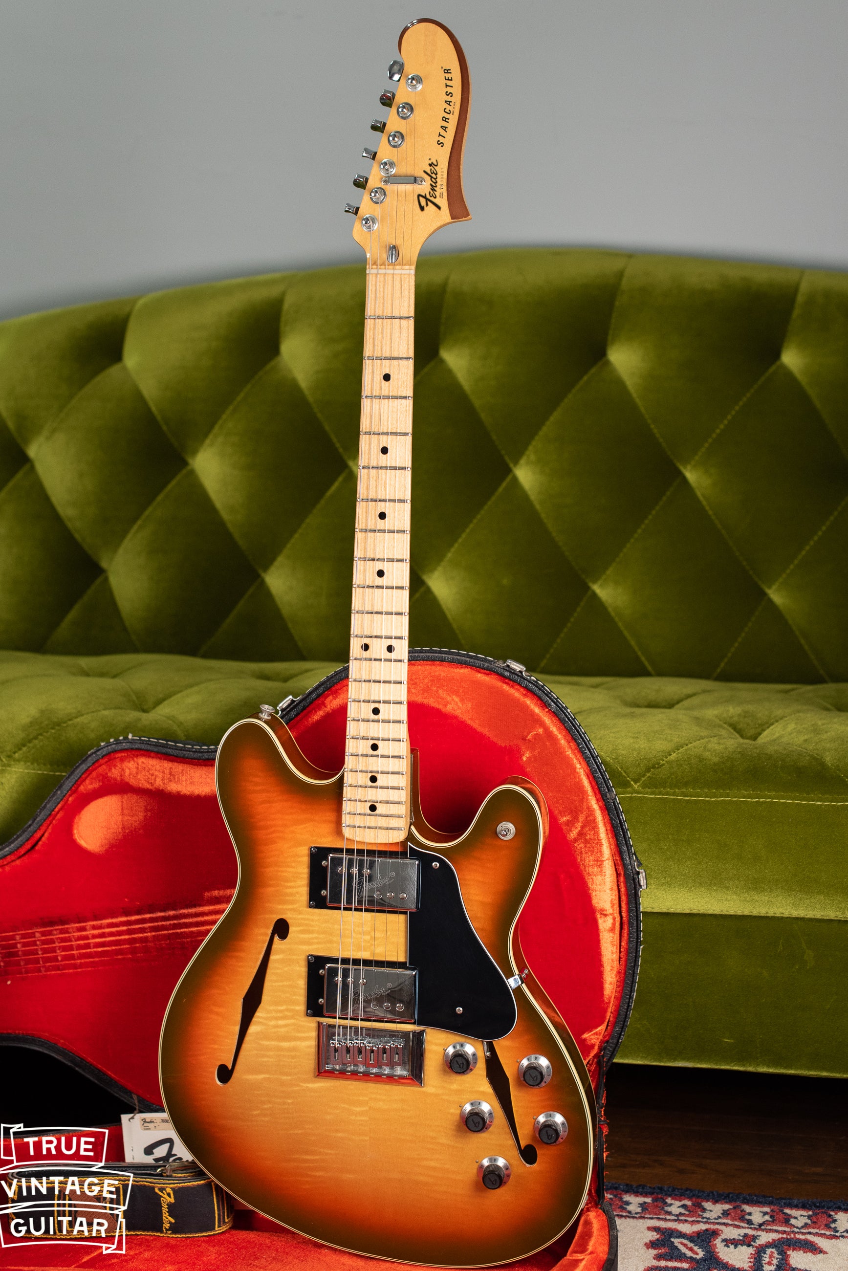 Vintage 1976 Fender Starcaster Sunburst guitar