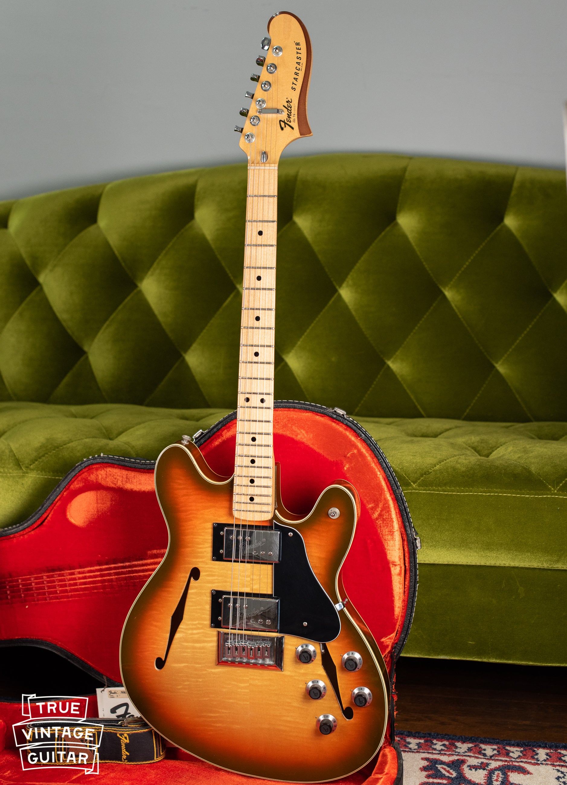 Vintage 1976 Fender Starcaster Sunburst guitar