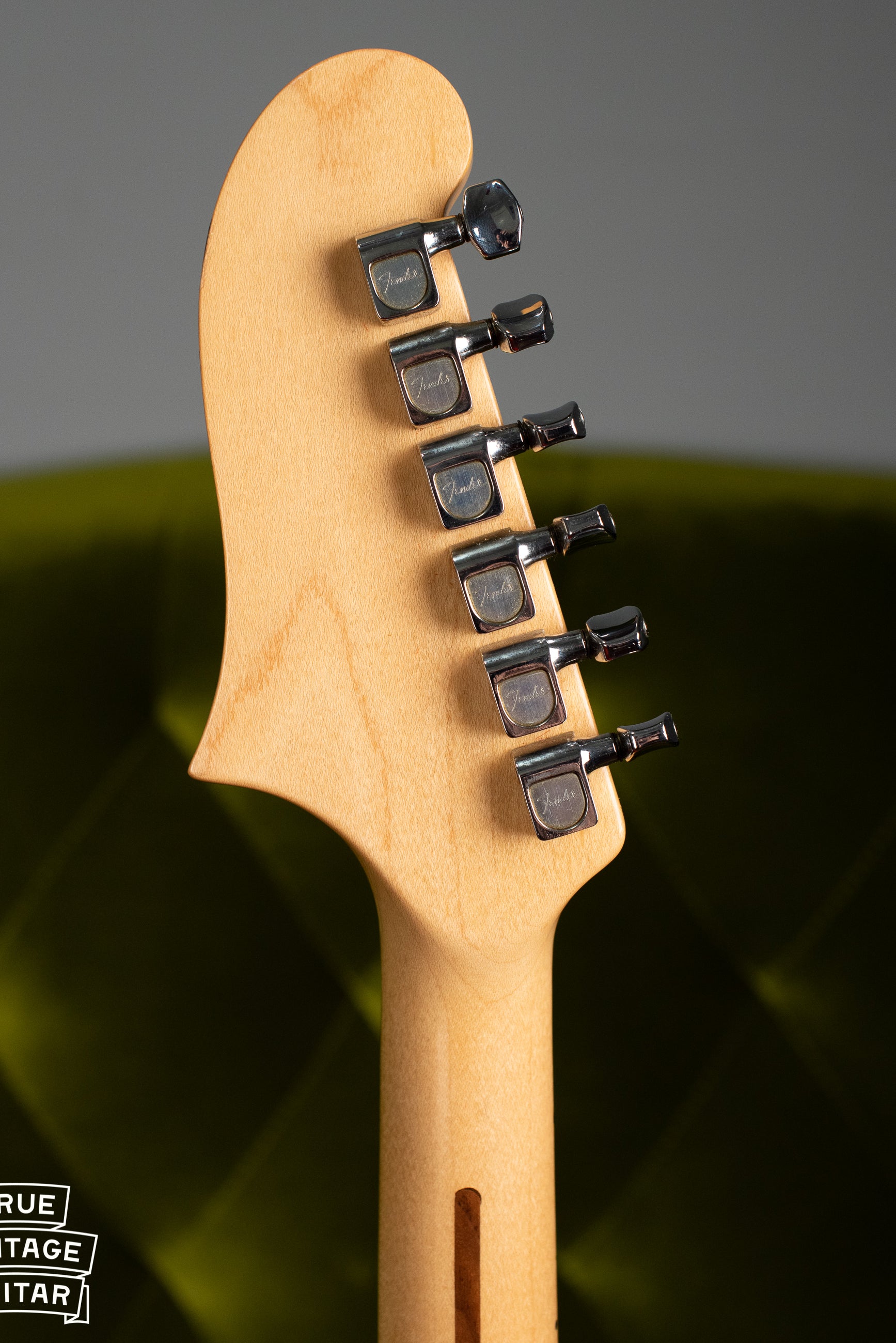 Original tuners, Vintage 1976 Fender Starcaster Sunburst guitar