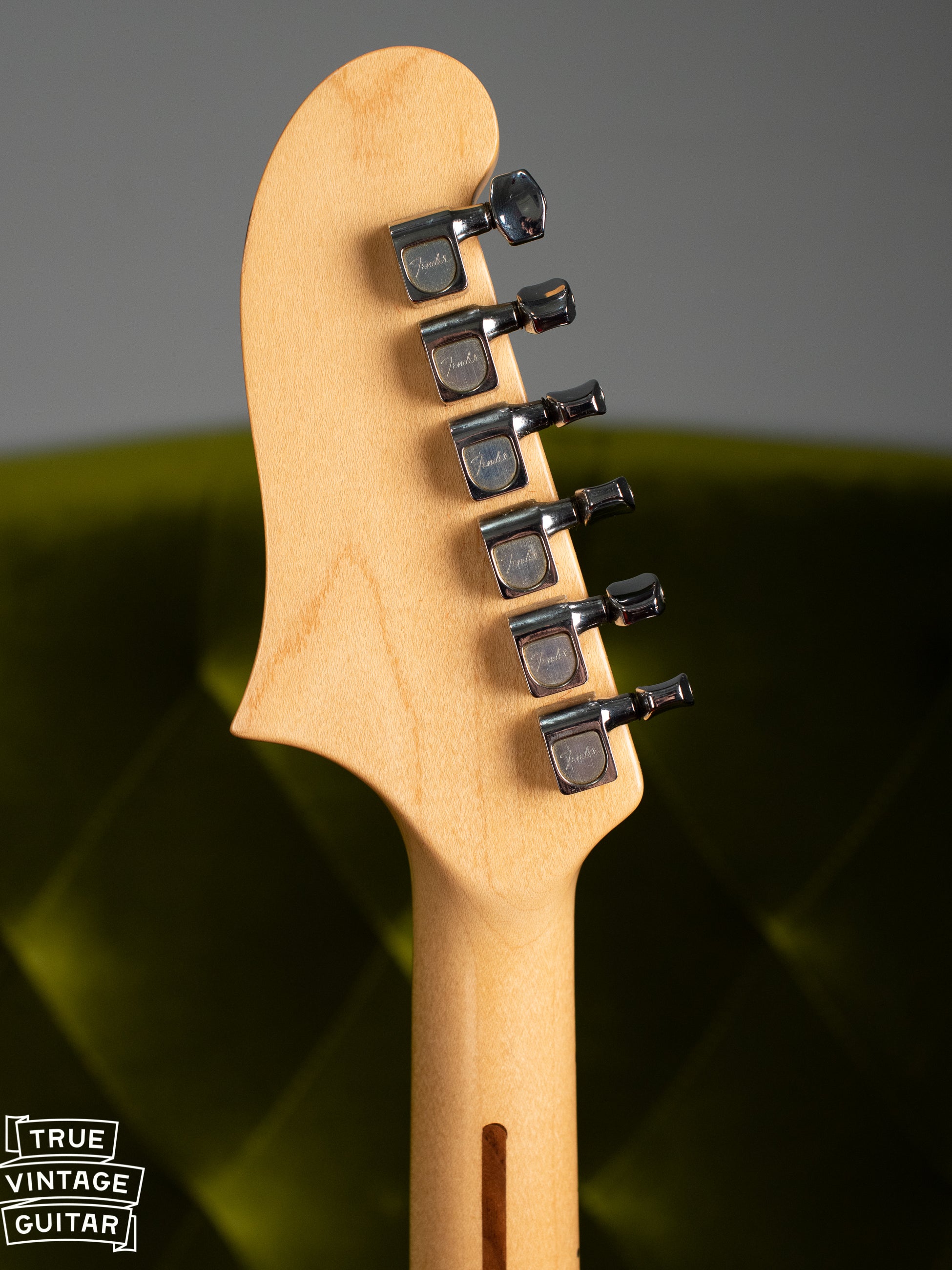 Original tuners, Vintage 1976 Fender Starcaster Sunburst guitar