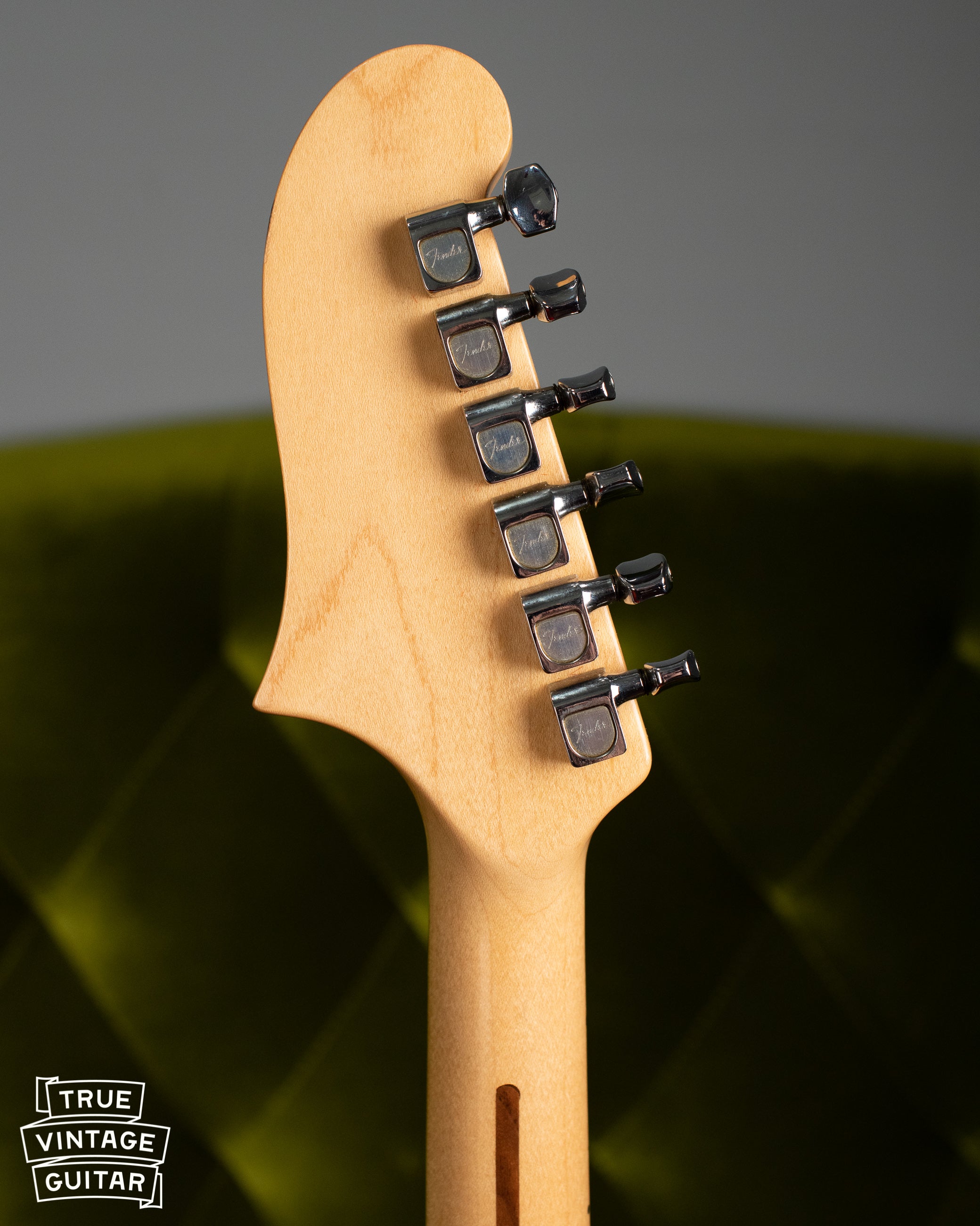 Original tuners, Vintage 1976 Fender Starcaster Sunburst guitar