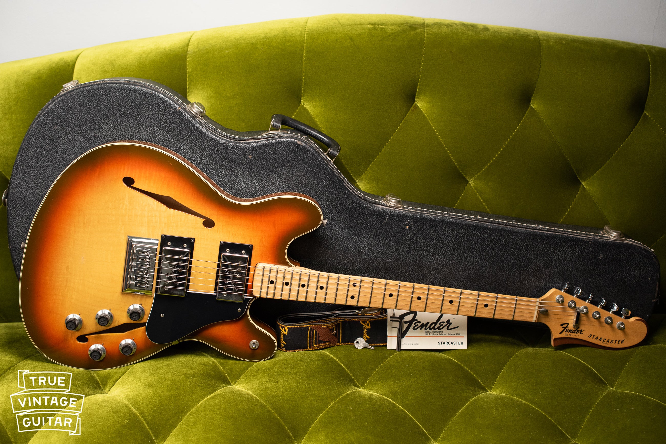 Vintage 1976 Fender Starcaster Sunburst guitar