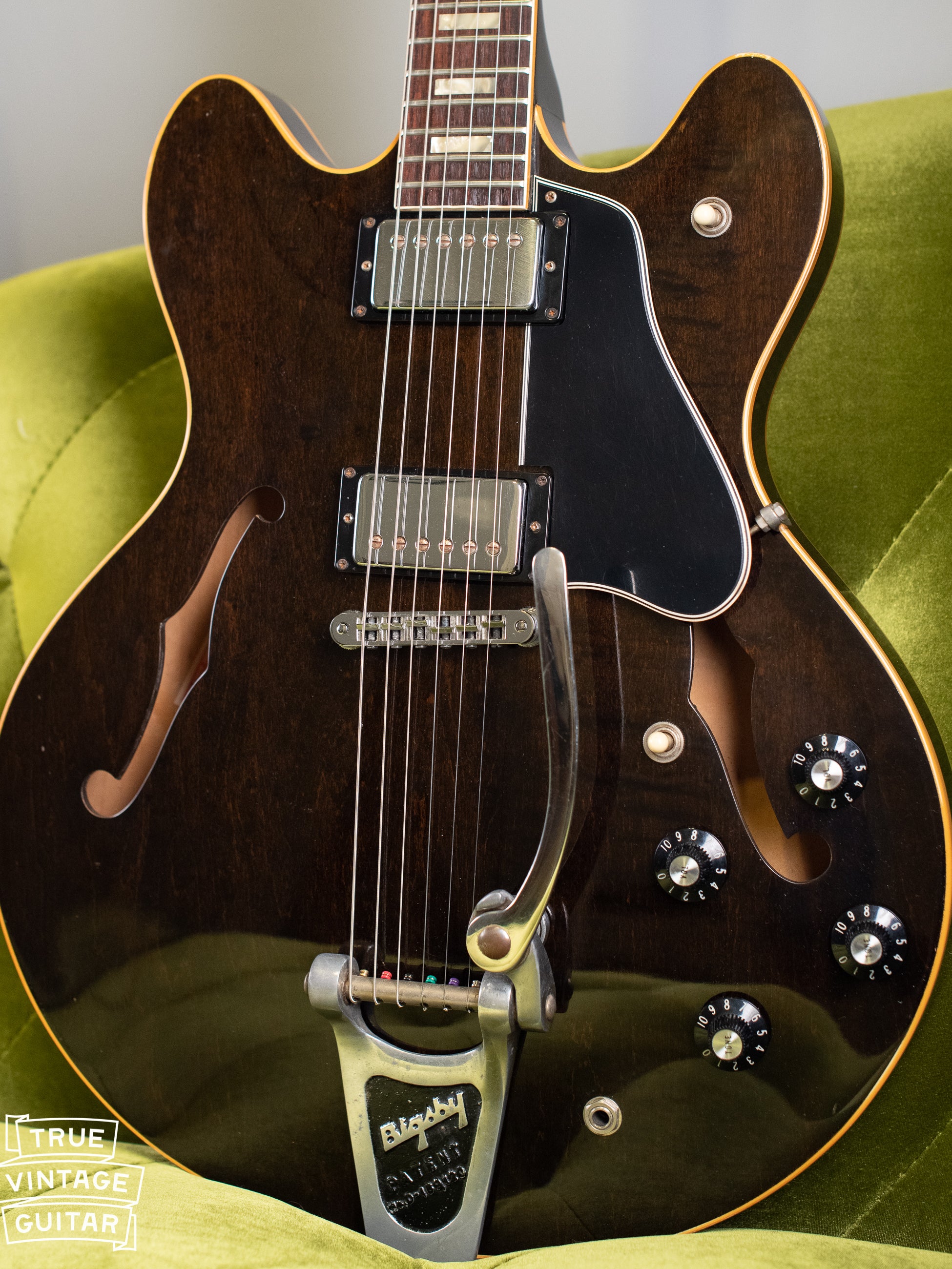 Vintage 1977 Gibson ES-335 Walnut with Bigsby