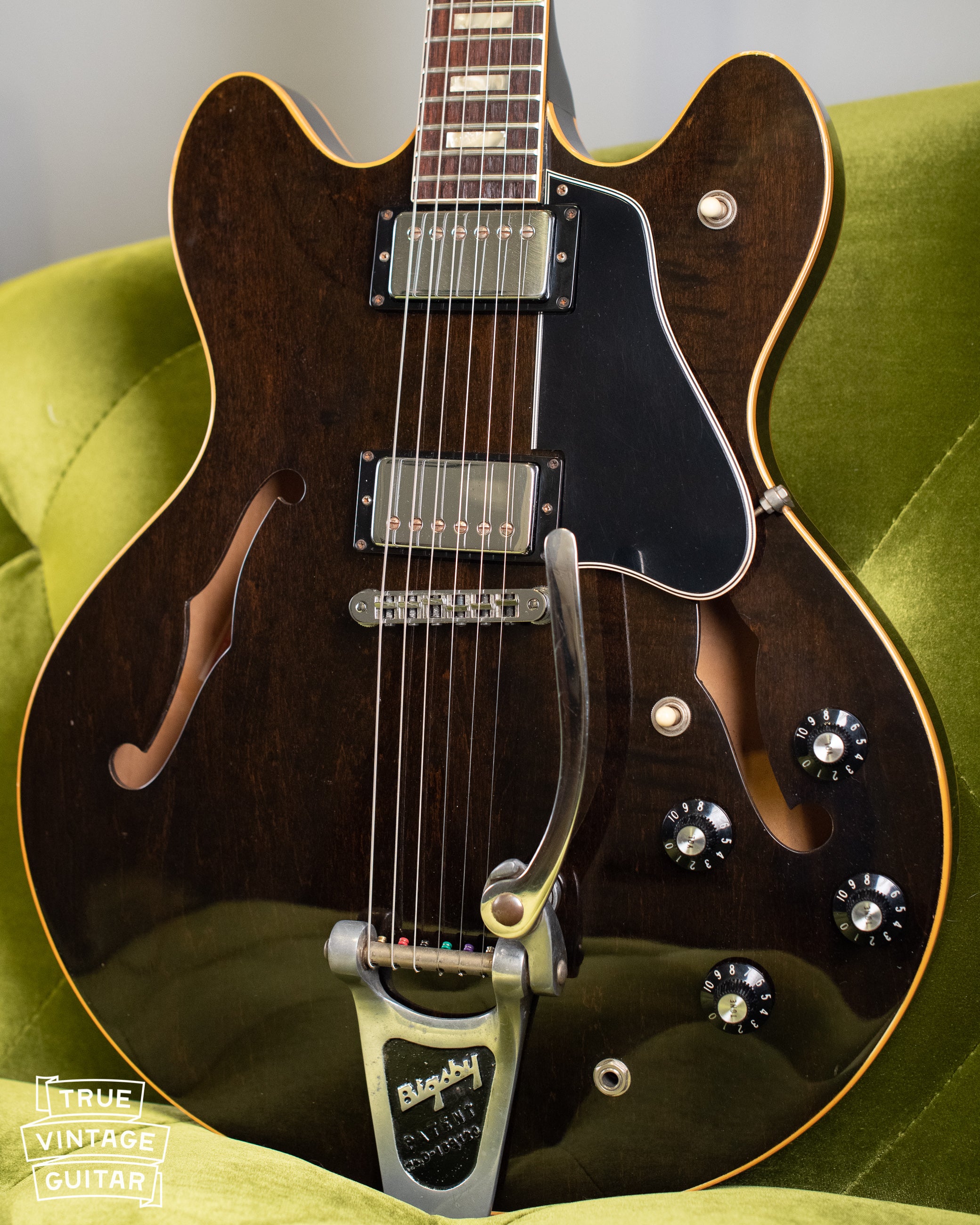 Vintage 1977 Gibson ES-335 Walnut with Bigsby
