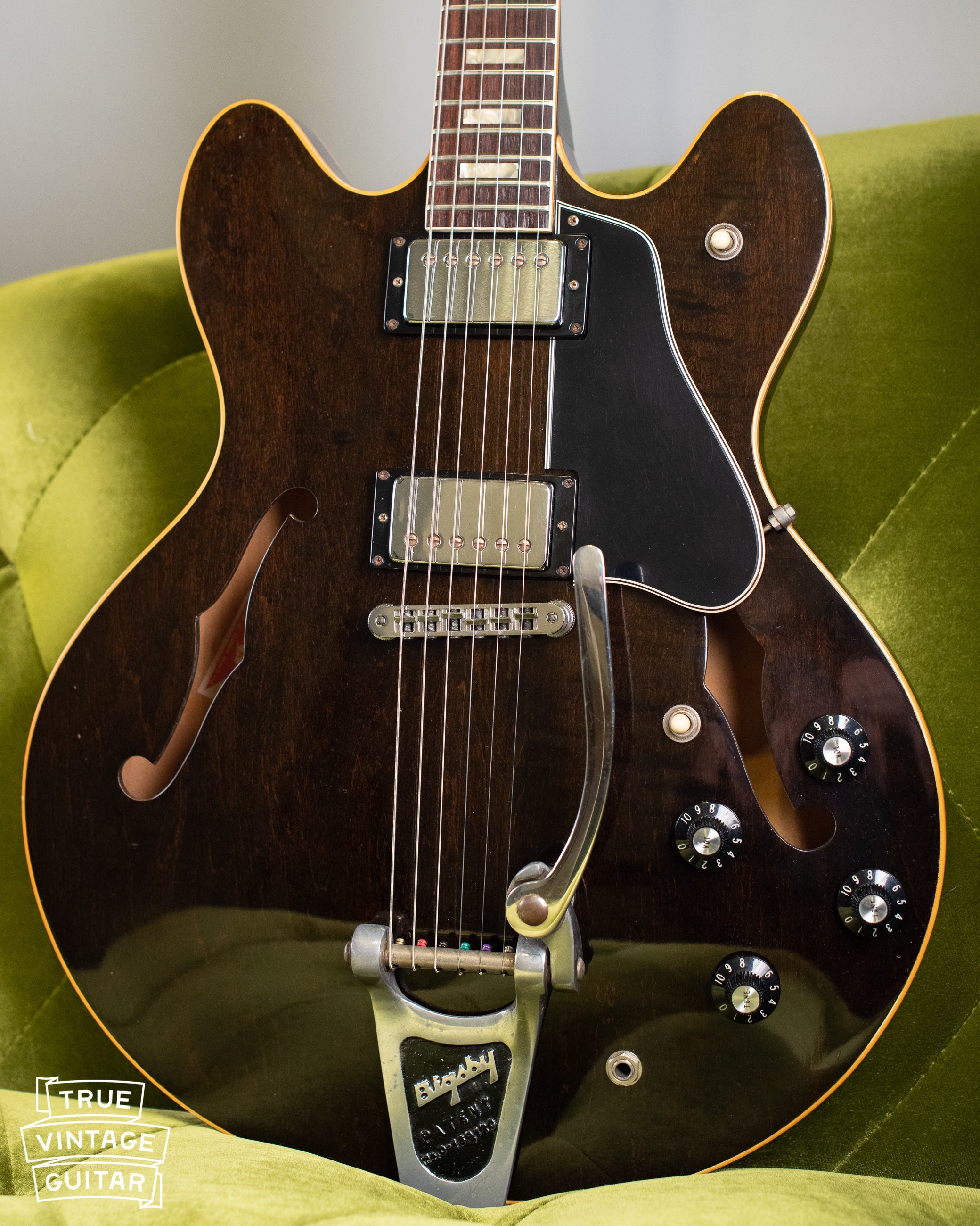 Vintage 1977 Gibson ES-335 Walnut with Bigsby