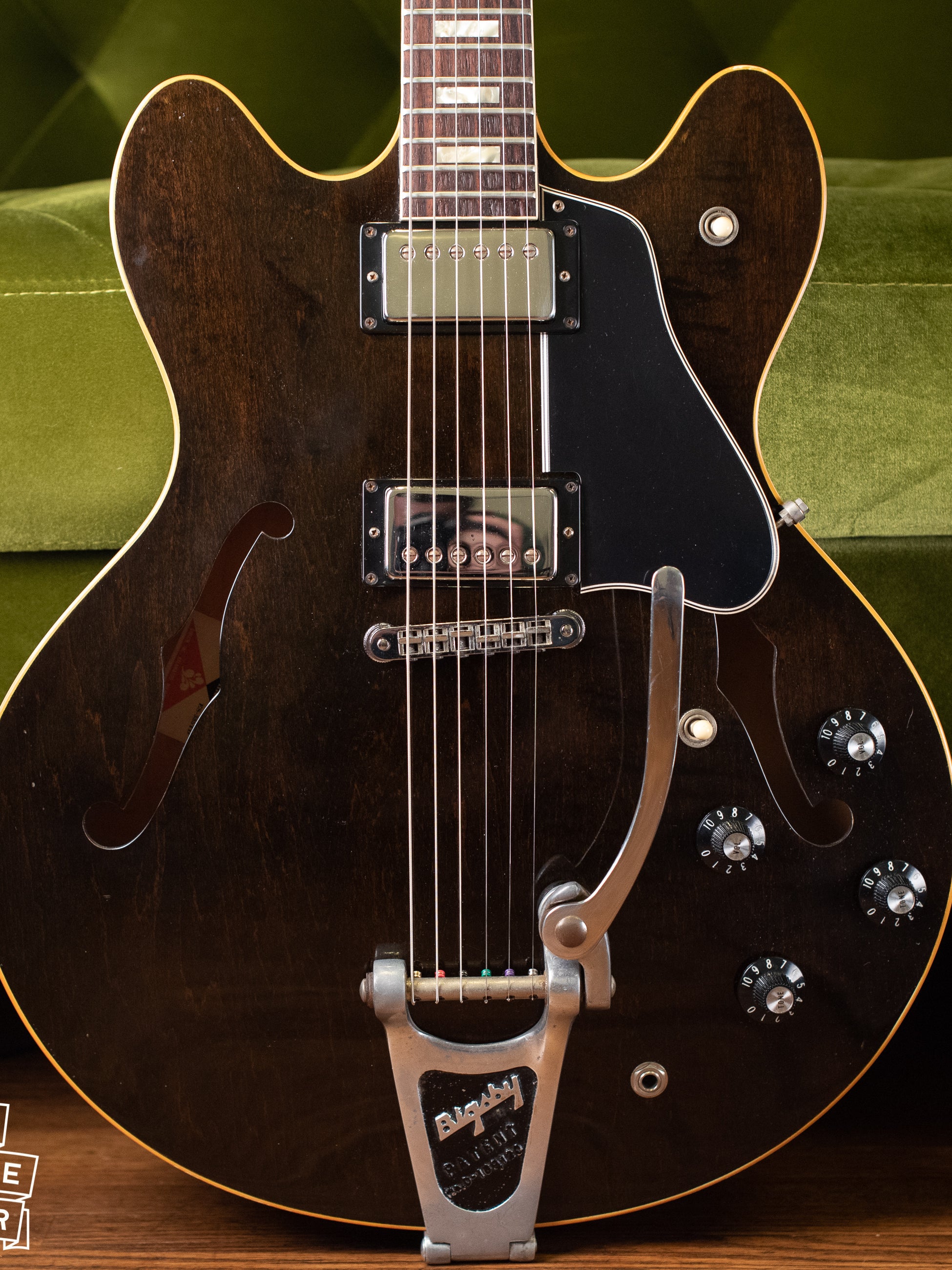 Vintage 1977 Gibson ES-335 Walnut with Bigsby