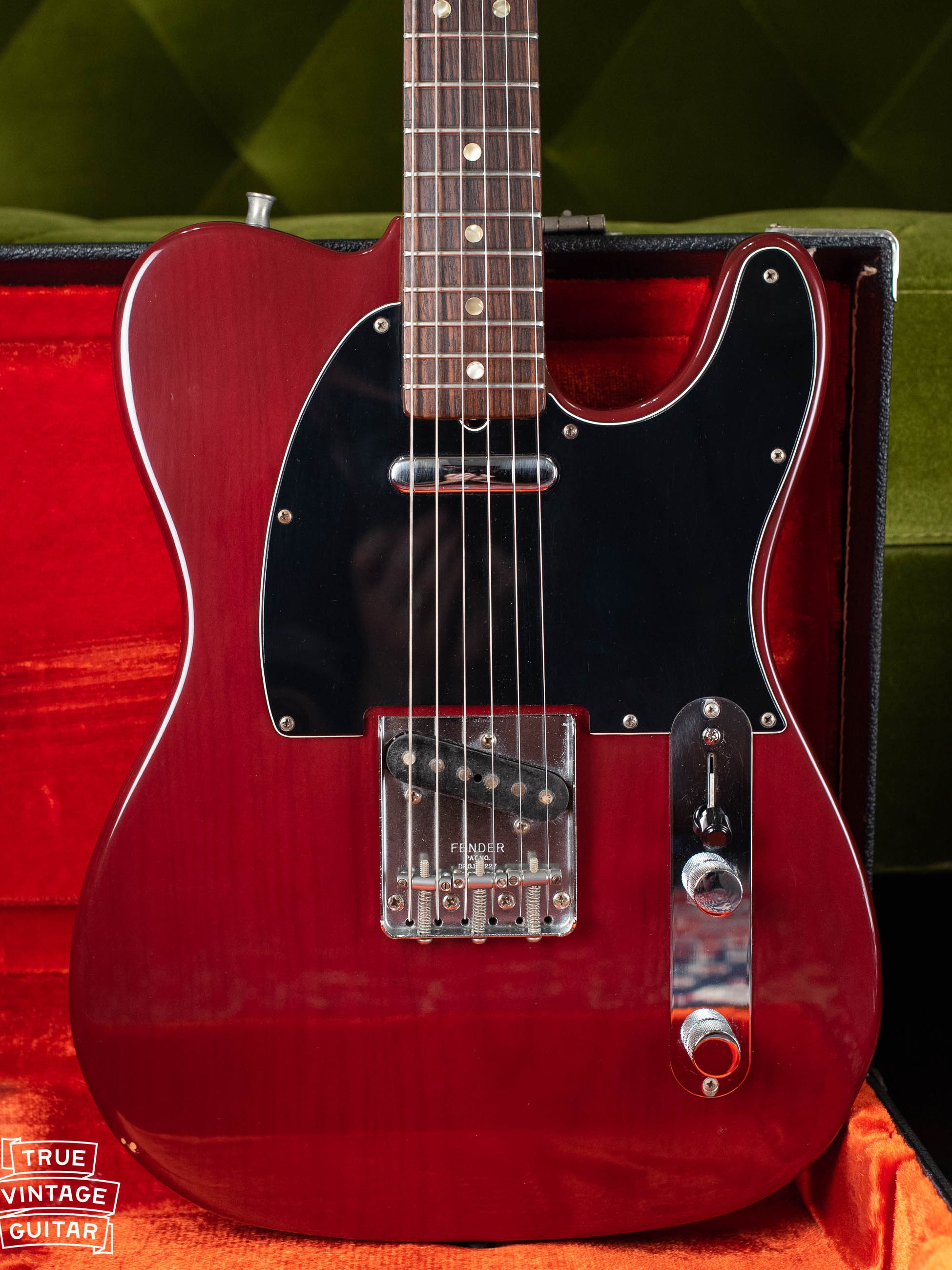 Vintage 1978 Fender Telecaster electric guitar Wine red