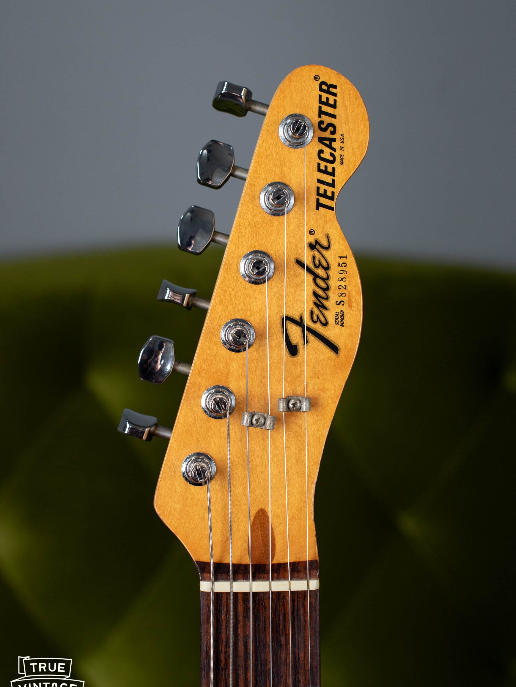 1978 Fender Telecaster headstock neck