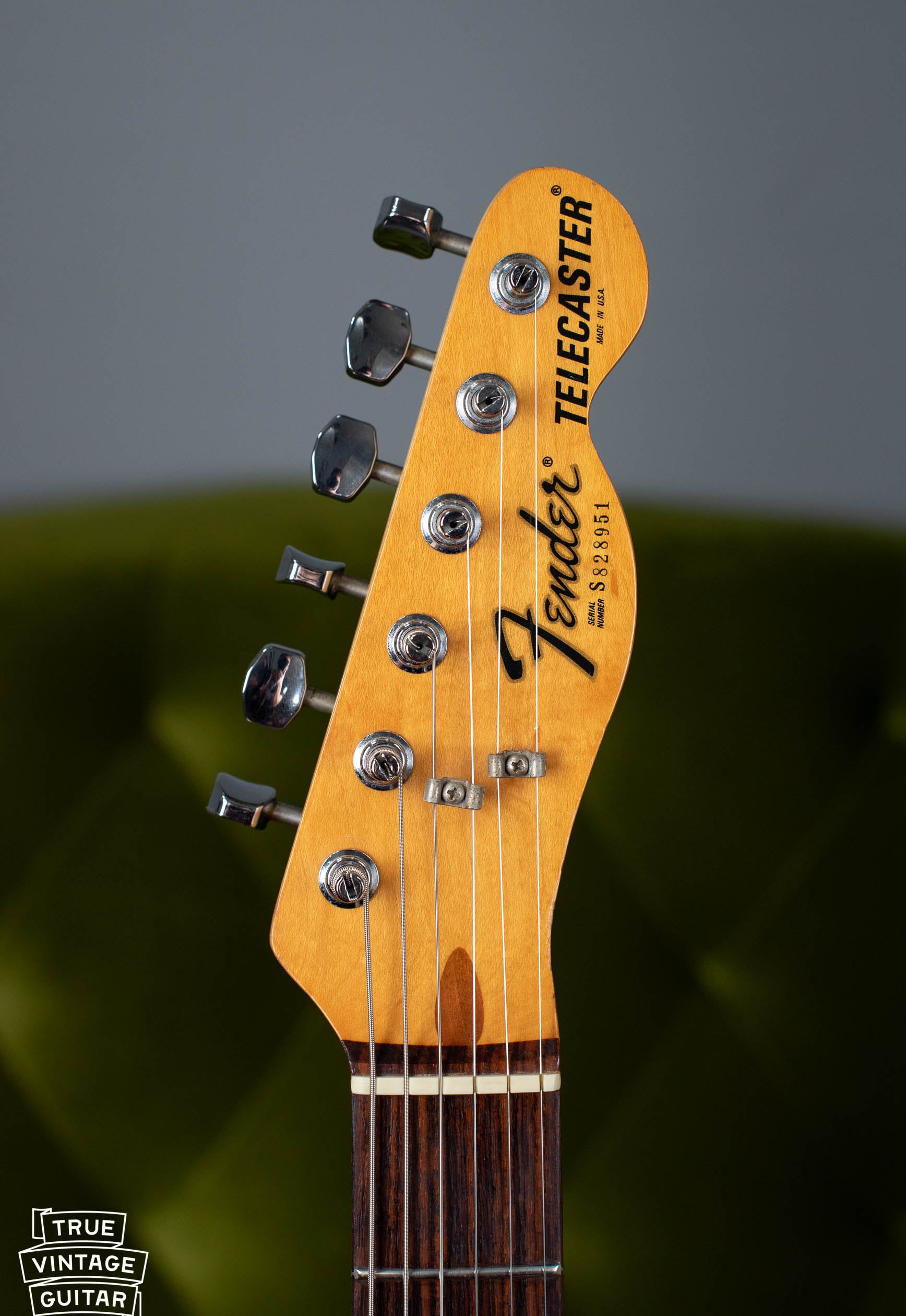 1978 Fender Telecaster headstock neck