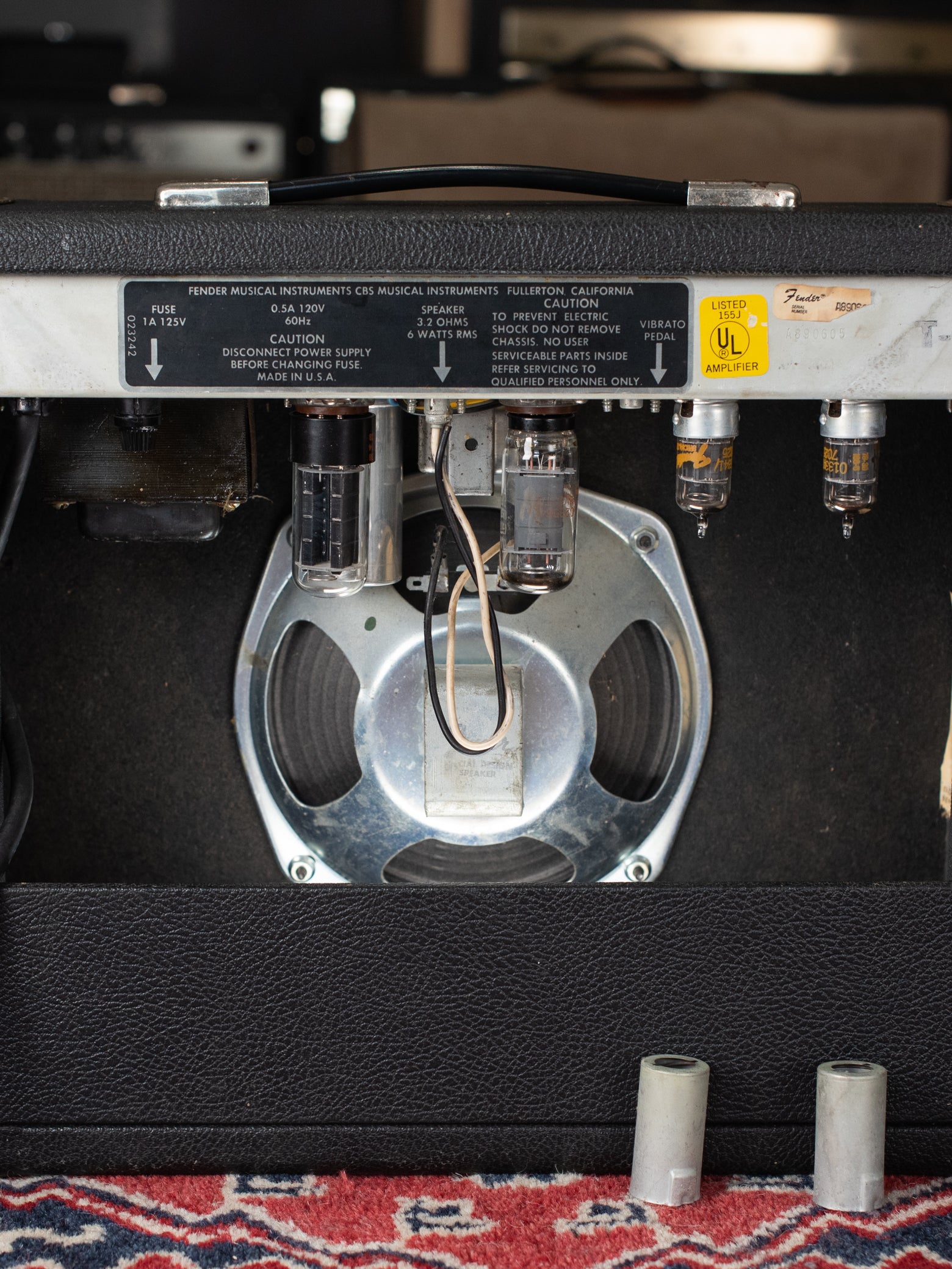 Original tubes 1978 Fender Vibro Champ