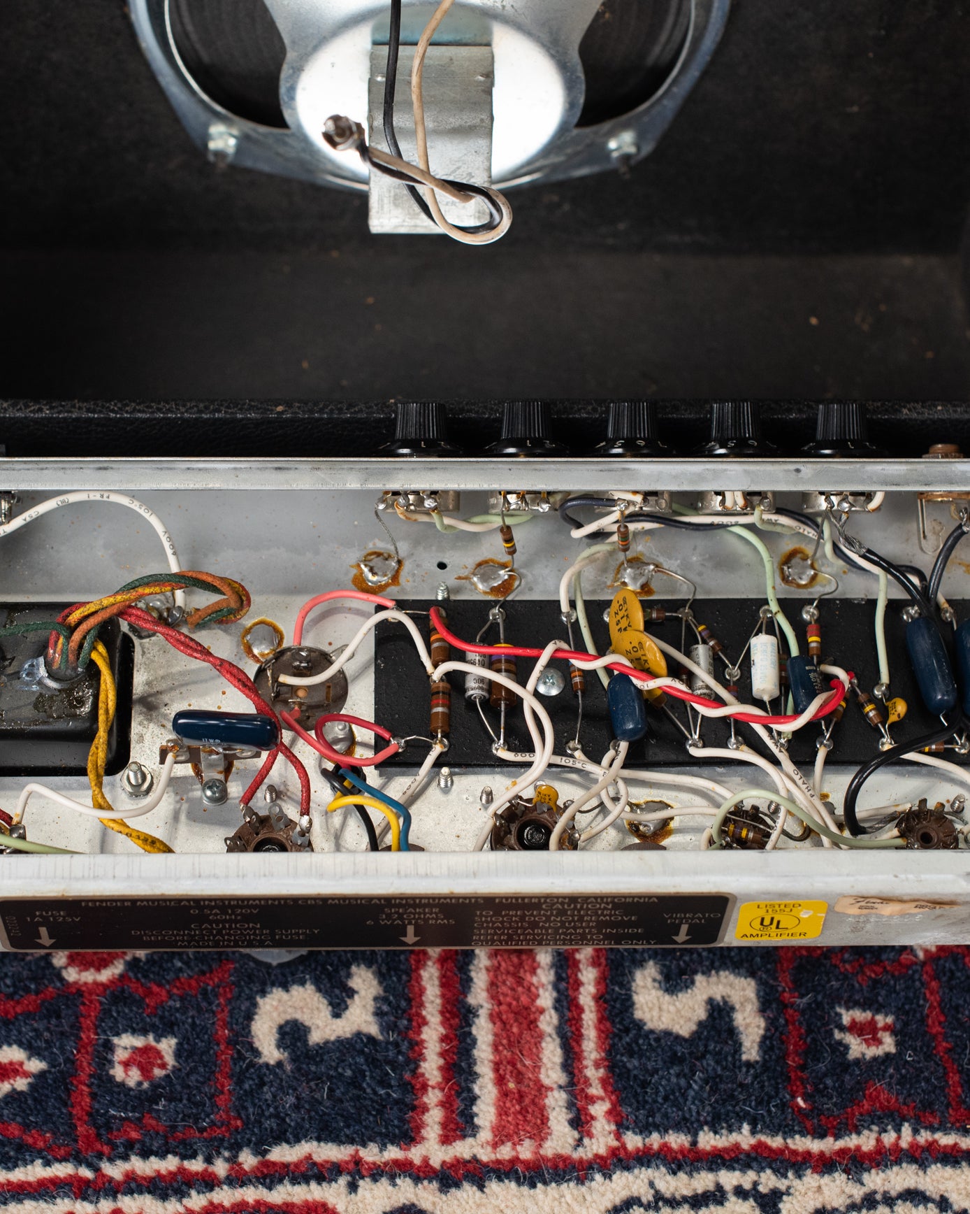Chassis, circuit board, 1978 Fender Vibro Champ