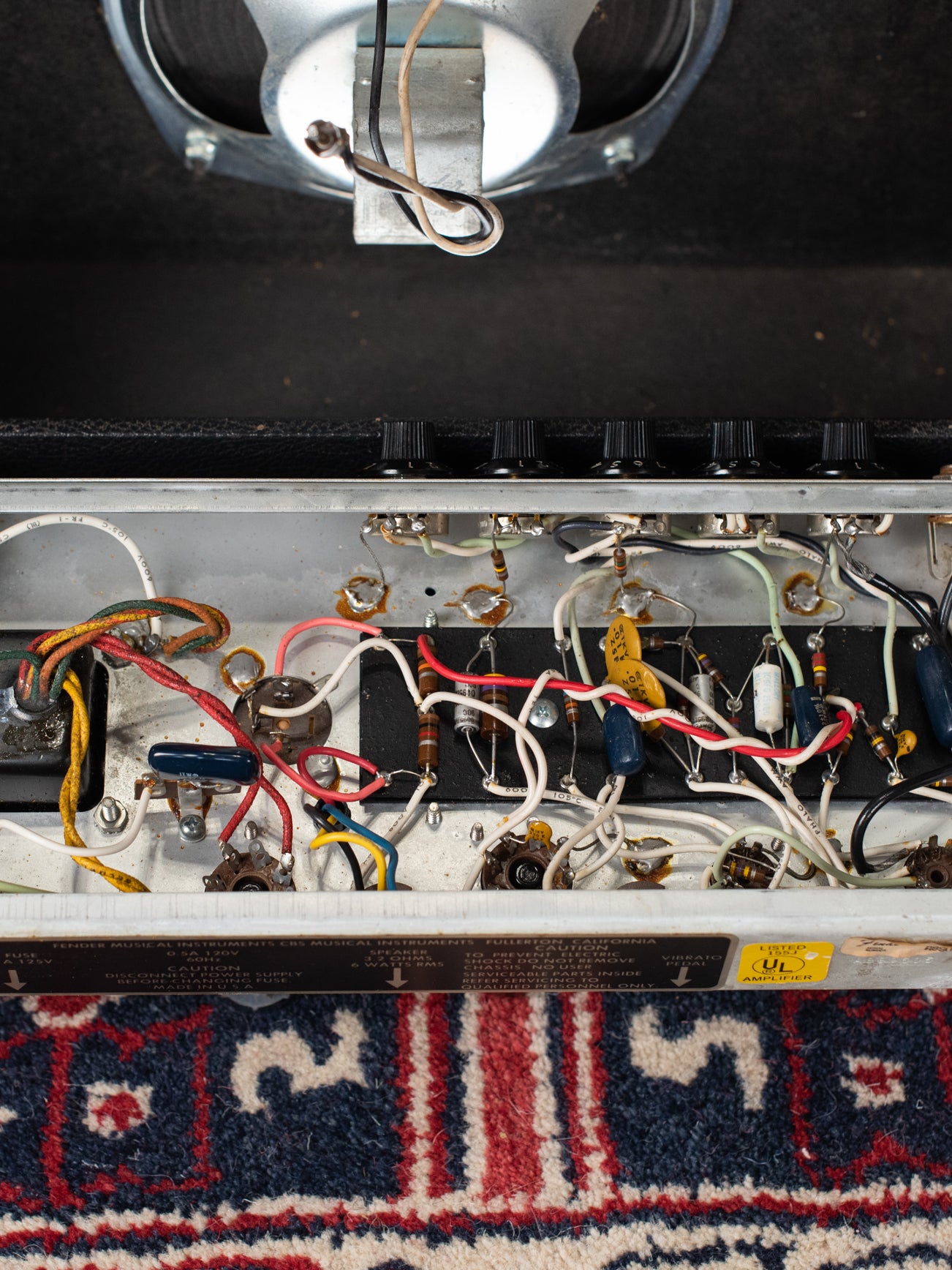 Chassis, circuit board, 1978 Fender Vibro Champ