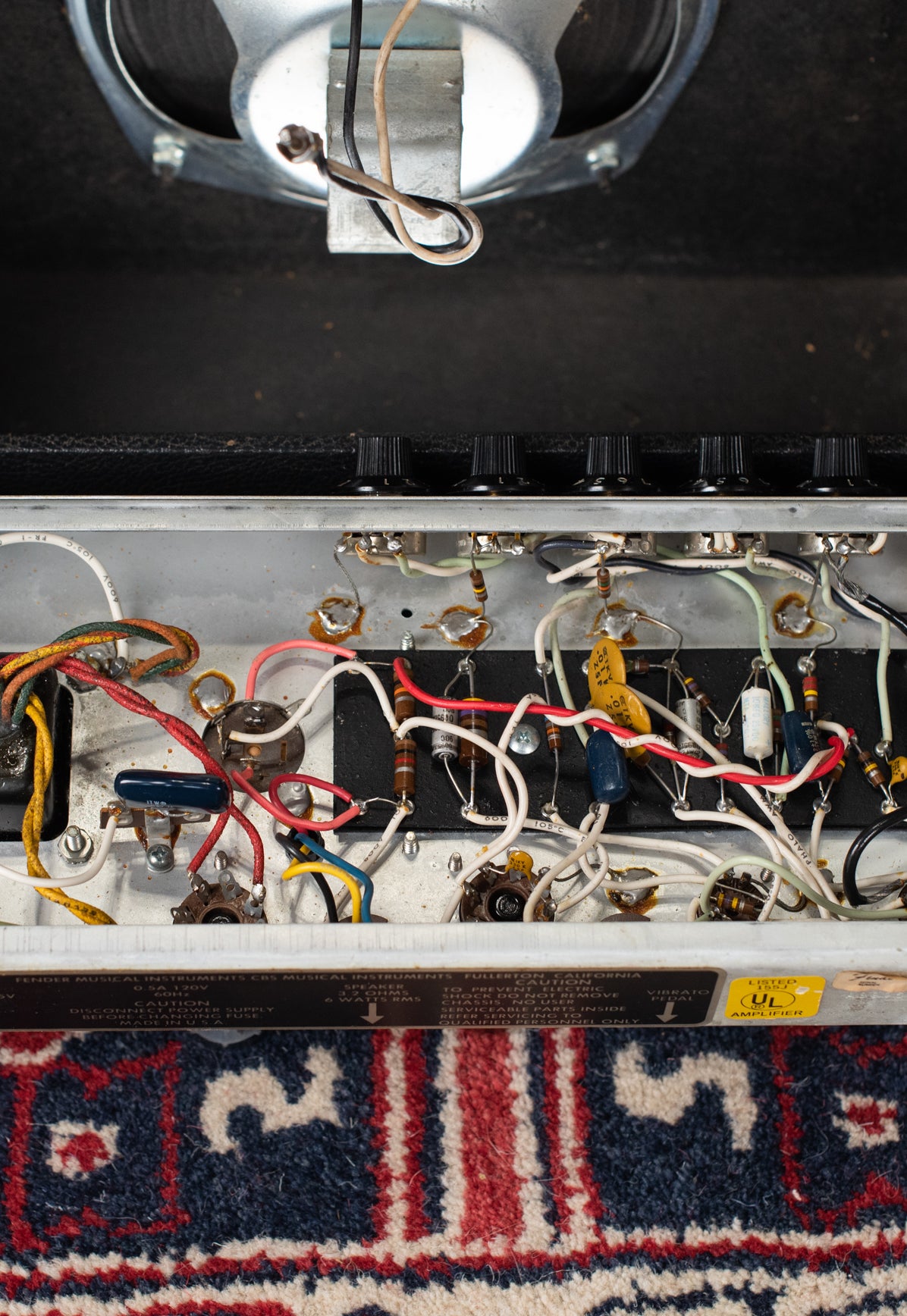 Chassis, circuit board, 1978 Fender Vibro Champ