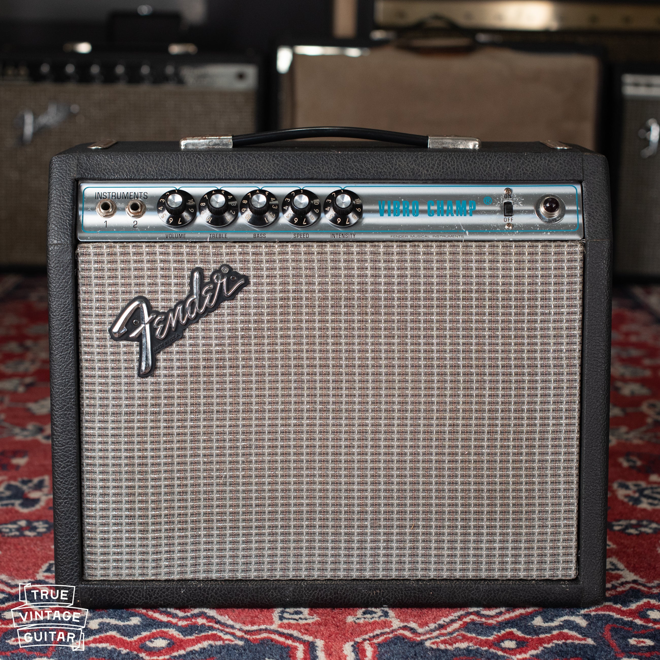 Silverface Fender Vibro Champ amp