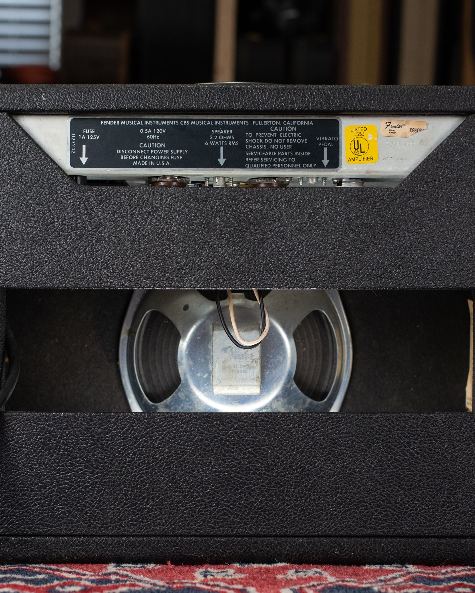 Vintage Fender tube amp