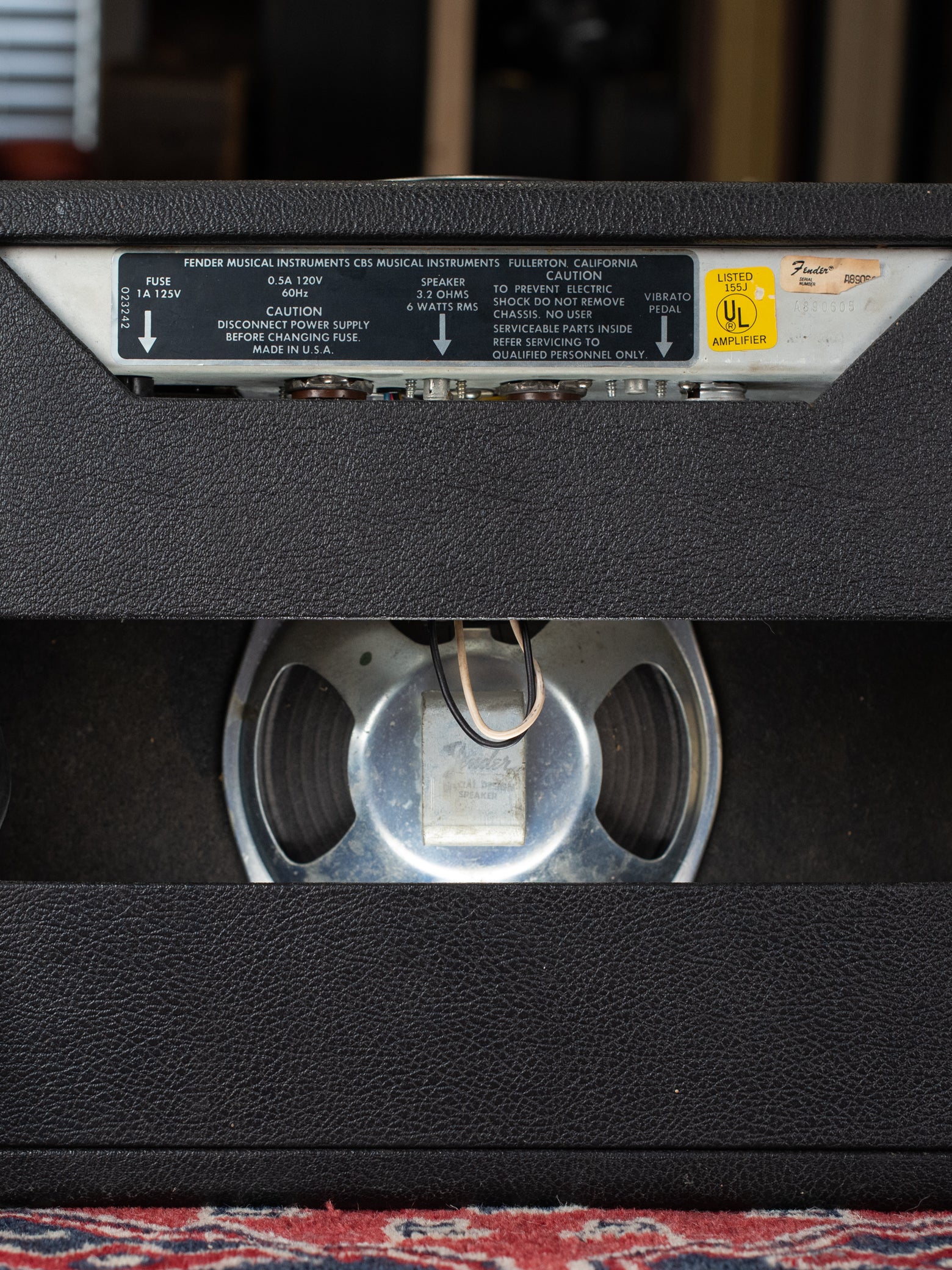 Vintage Fender tube amp