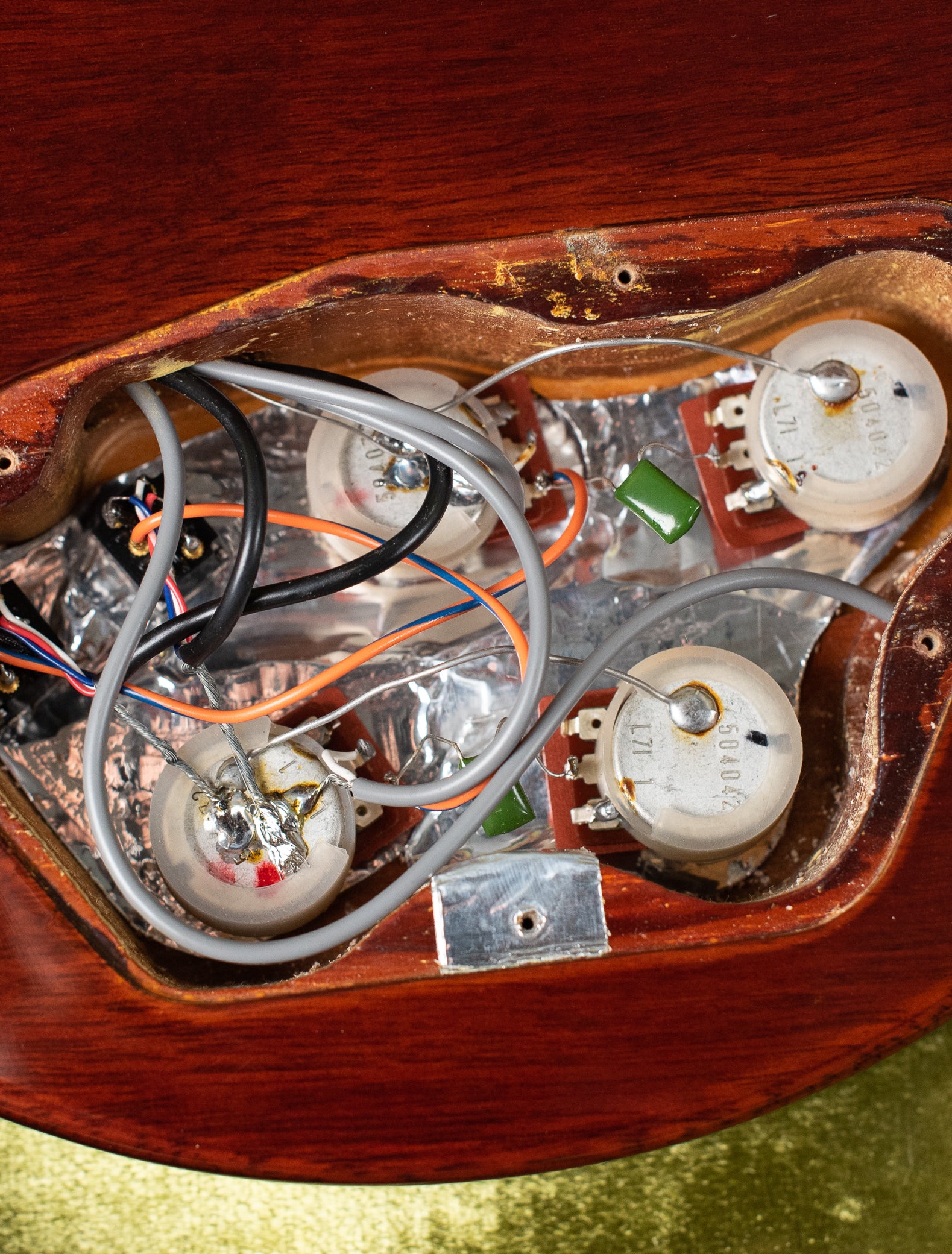 1978 Ibanez Artist control cavity, potentiometers